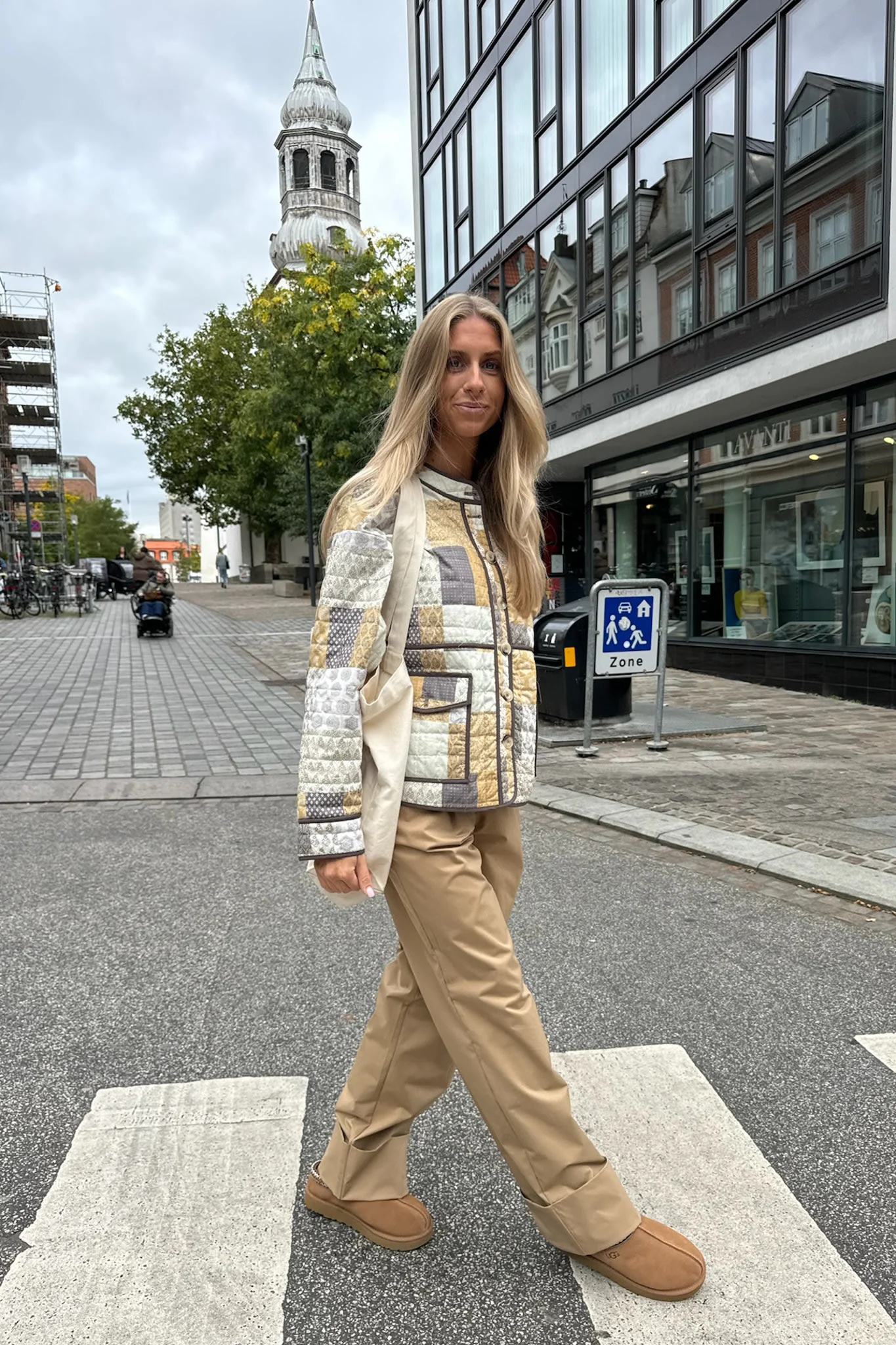 EmmyIC Quilted Jacket - Earth Multi Print - Image 7