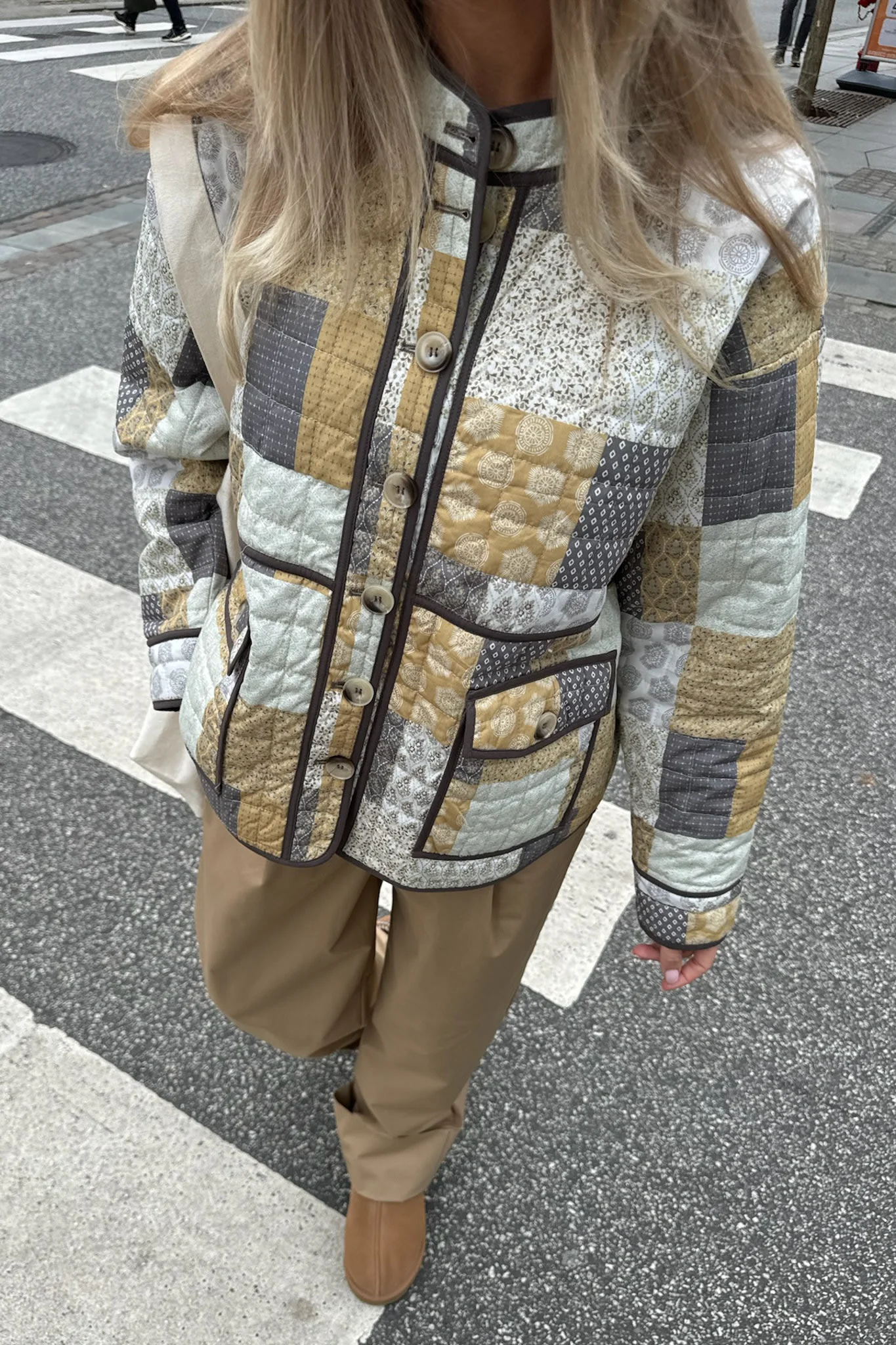 EmmyIC Quilted Jacket - Earth Multi Print - Image 8