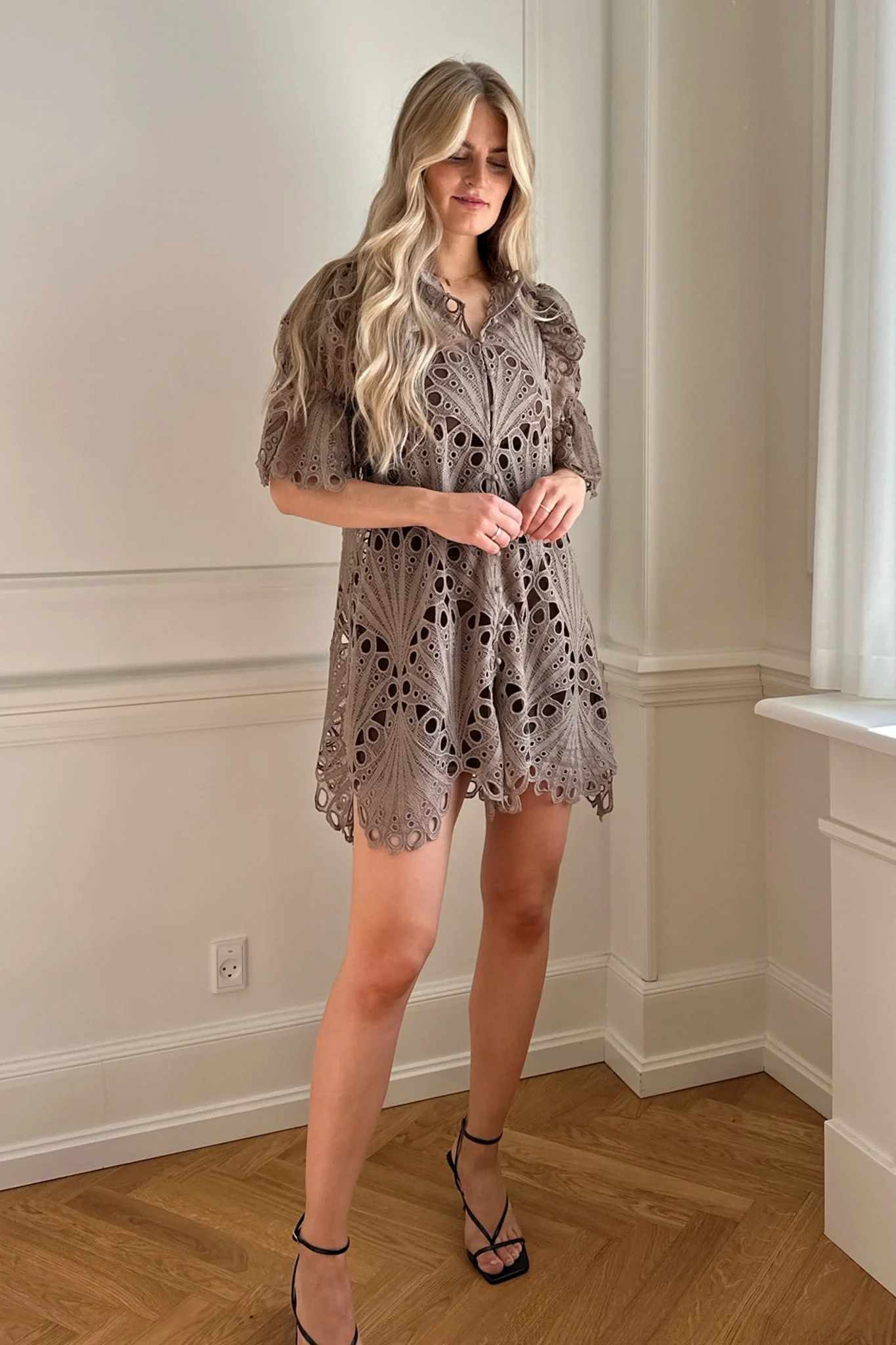 EstherIC Dress - Mocca Embroidery - Image 7