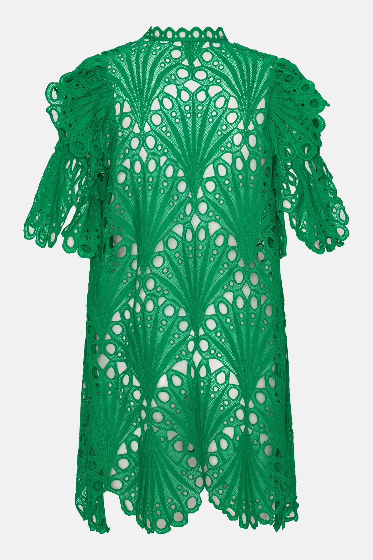 EstherIC Dress - Green Embroidery - Image 6