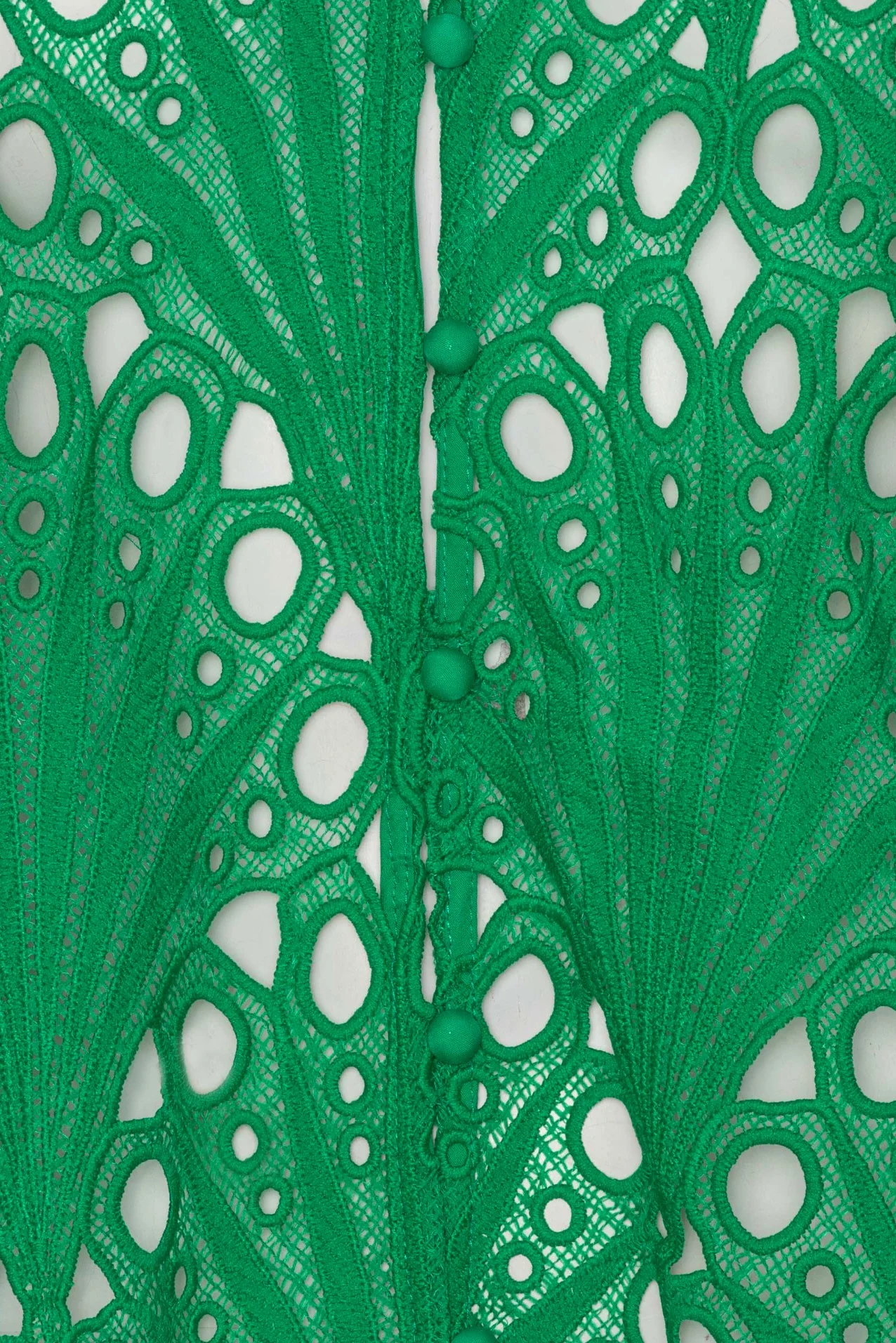 EstherIC Dress - Green Embroidery - Image 7