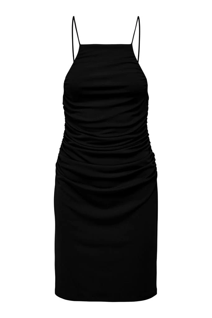 JDYFarah SL Ruching Dress - Black - Image 5