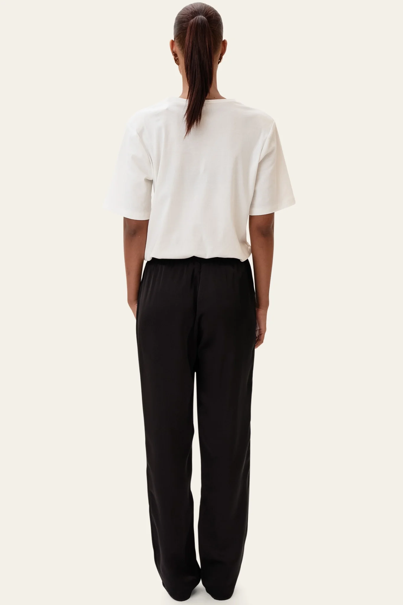 FieIC Pants - Black Satin - Image 4