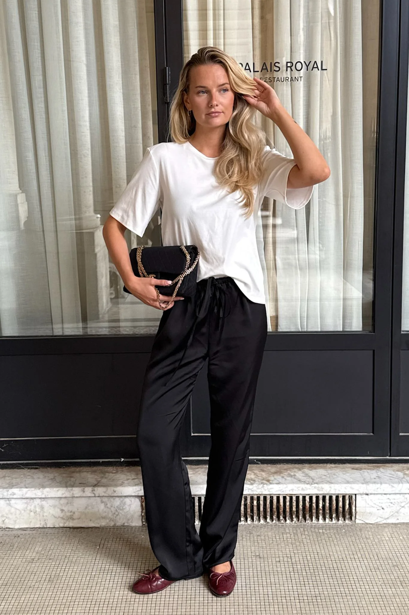 FieIC Pants - Black Satin - Image 6