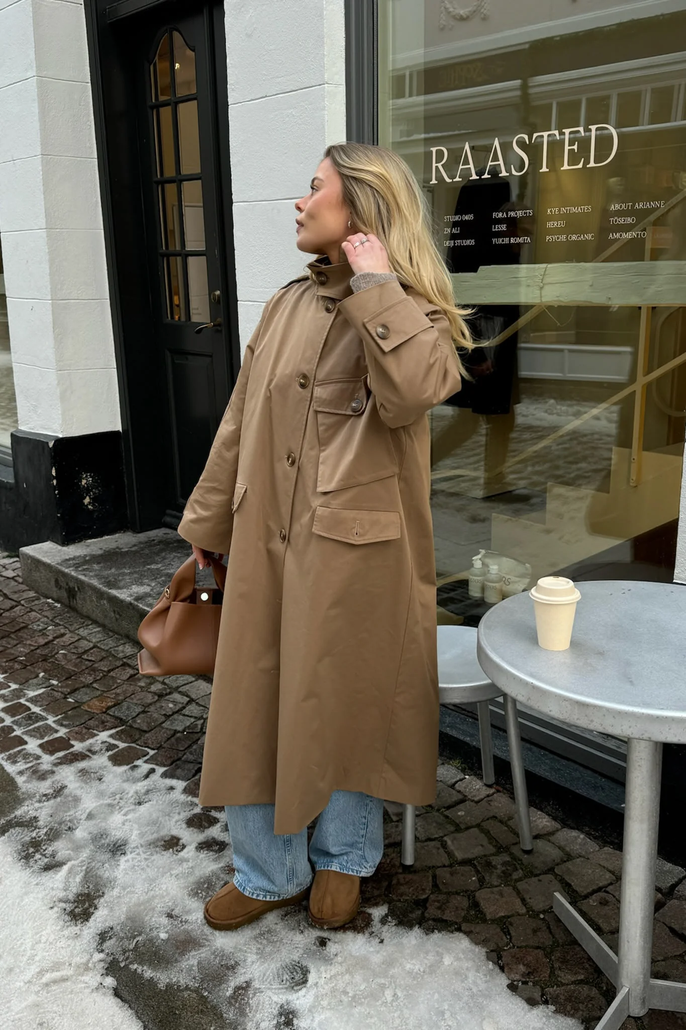 FrejaIC Trenchcoat  - Brown - Image 11