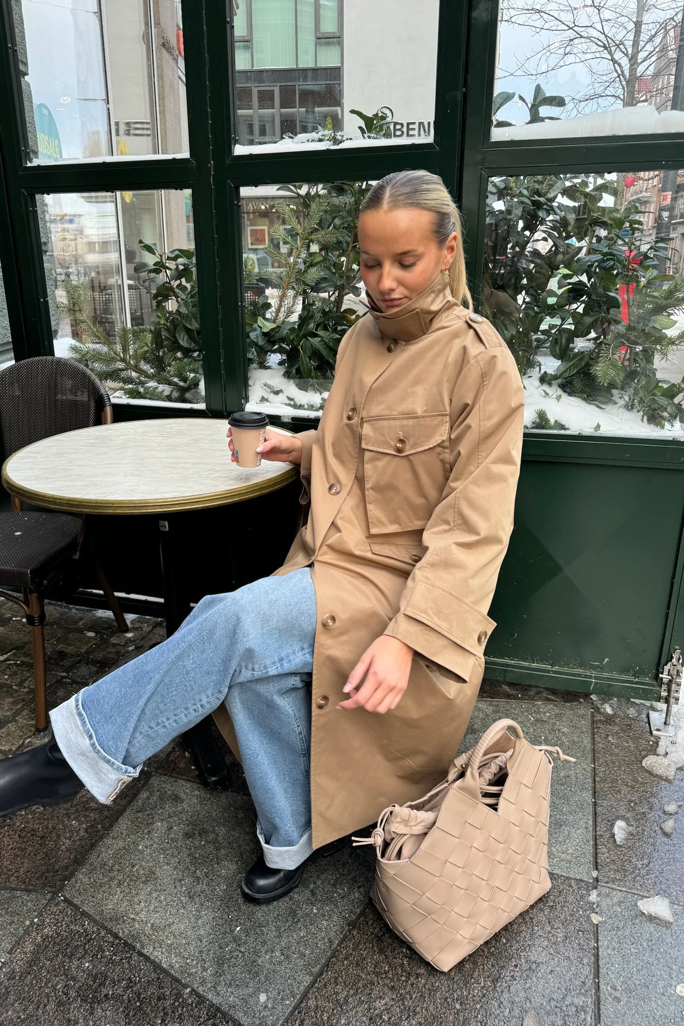 FrejaIC Trenchcoat  - Brown - Image 6