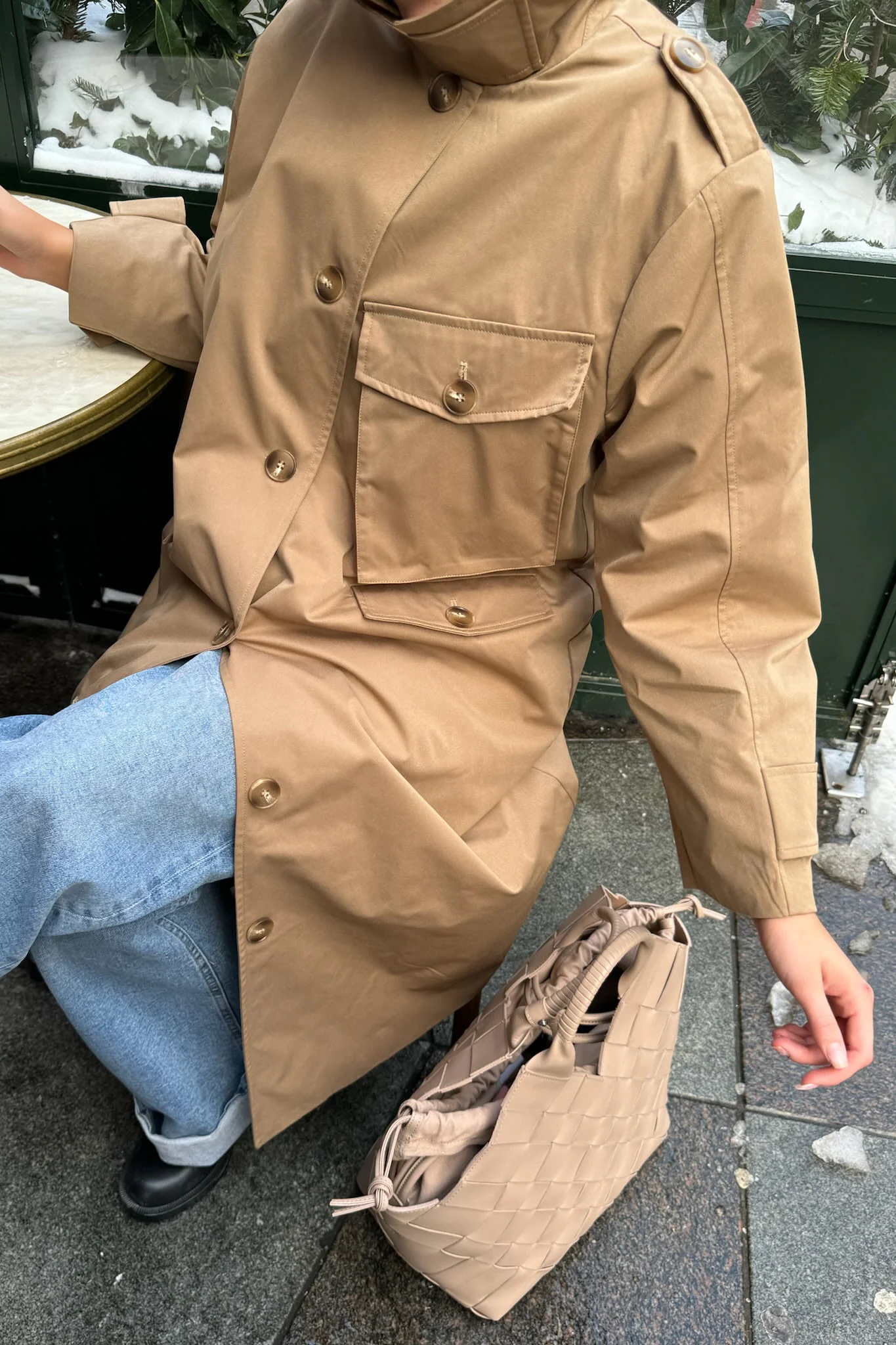 FrejaIC Trenchcoat  - Brown - Image 7
