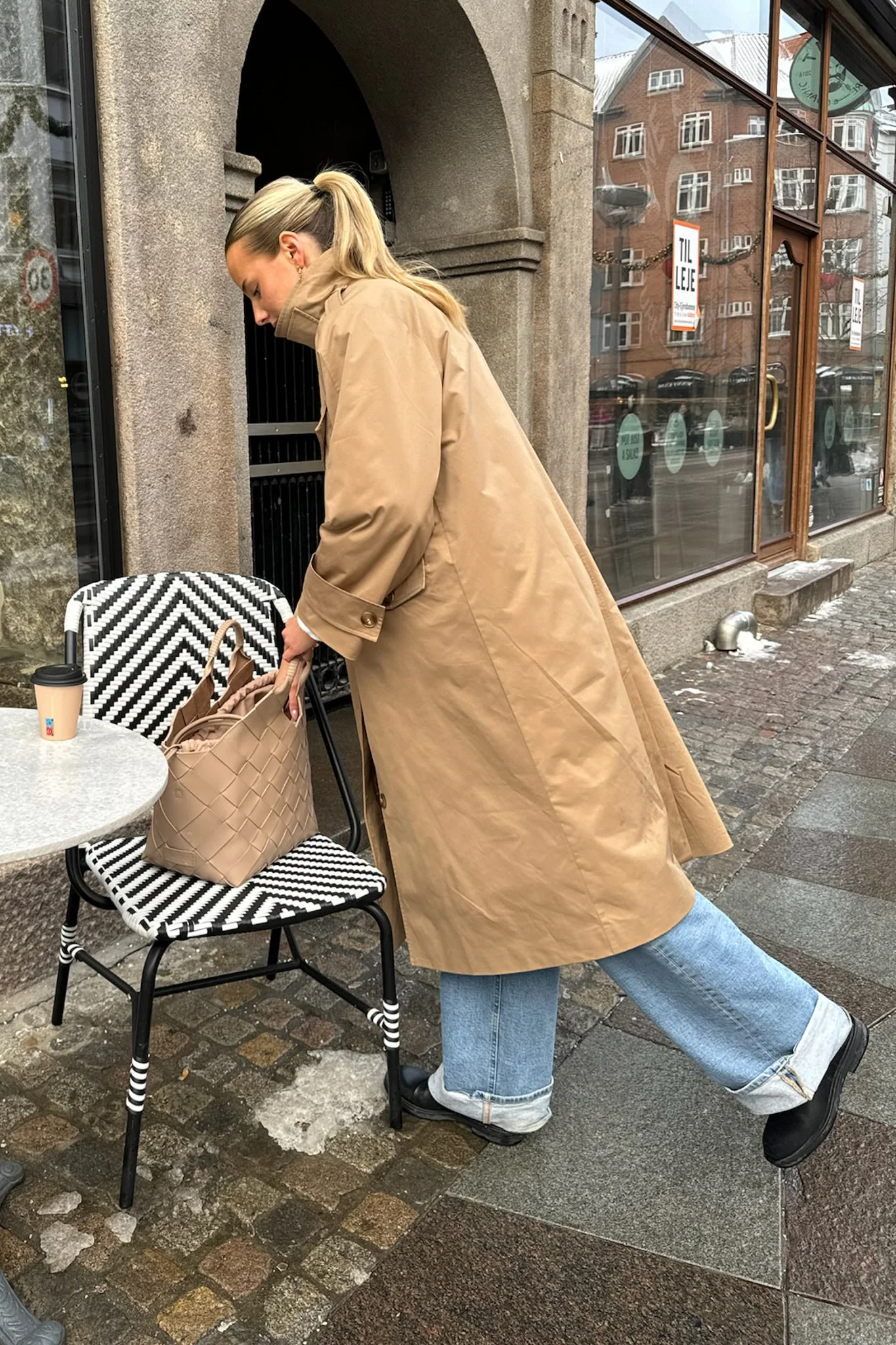 FrejaIC Trenchcoat  - Brown - Image 8