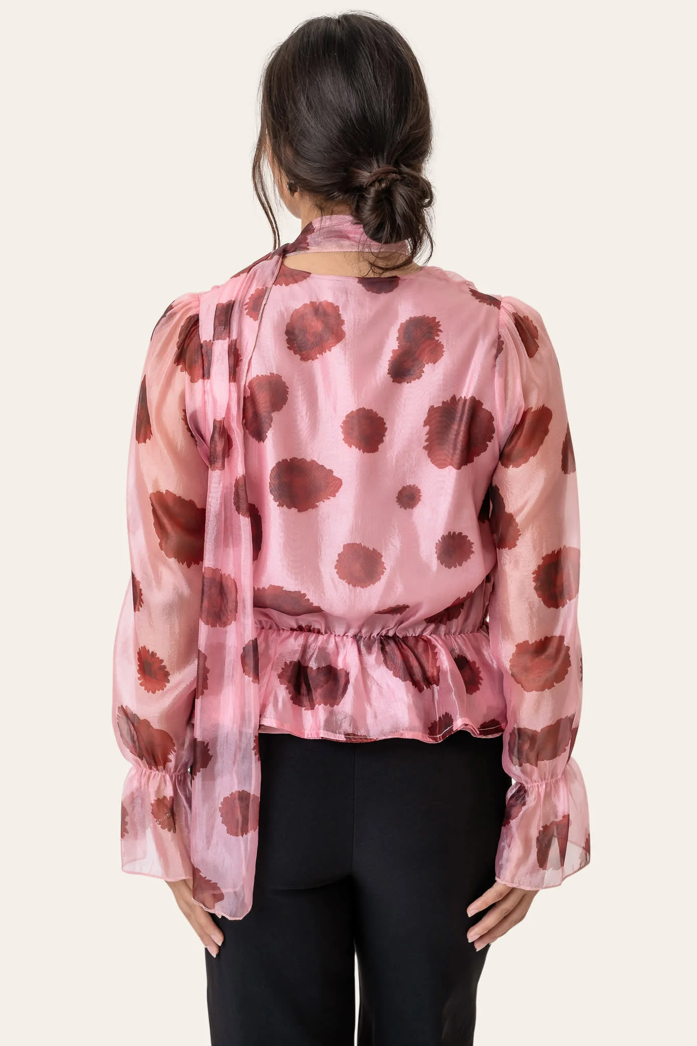 FreyaIC Shirt - Pink Red Flower Print - Image 4
