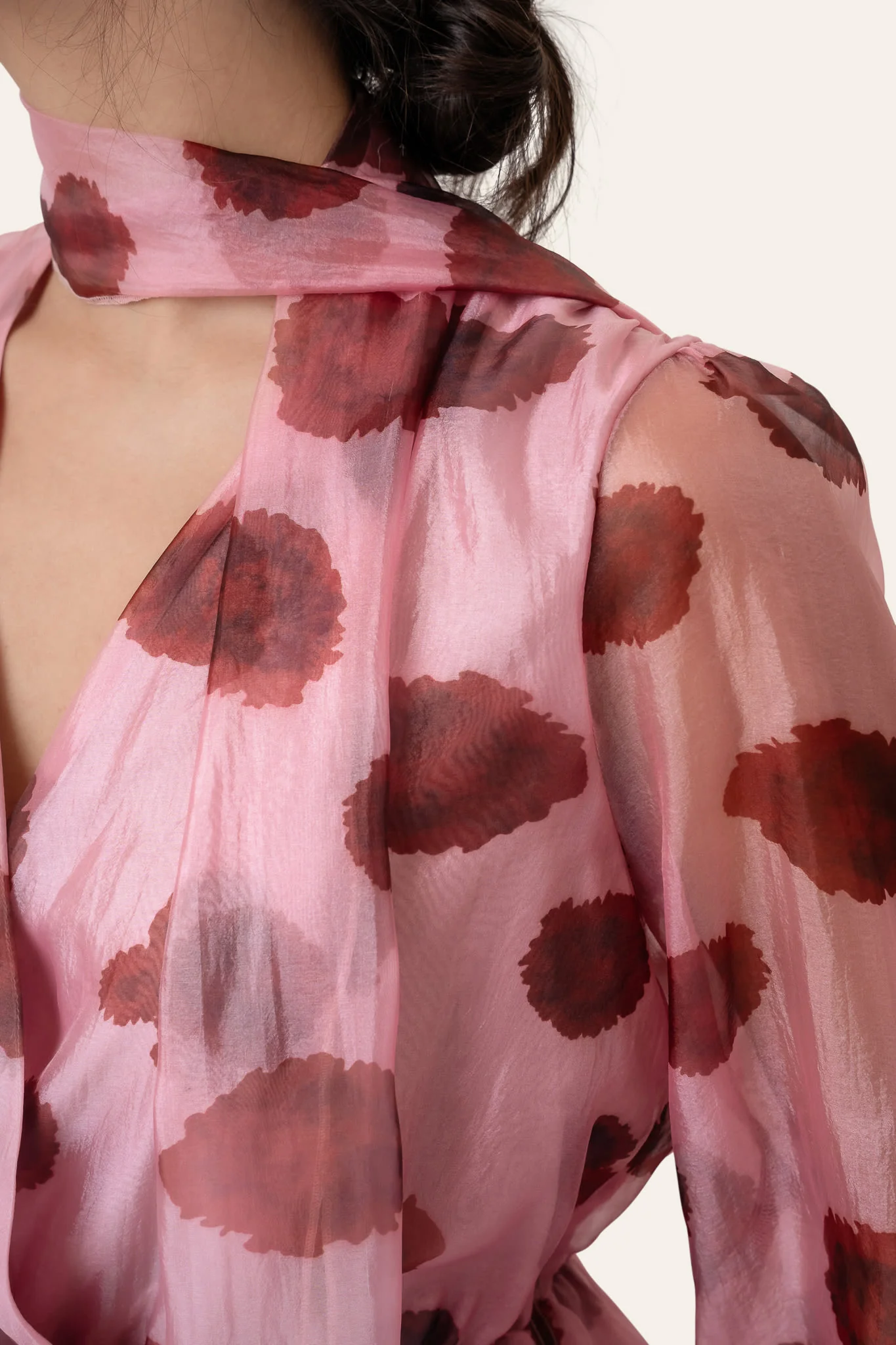 FreyaIC Shirt - Pink Red Flower Print - Image 5