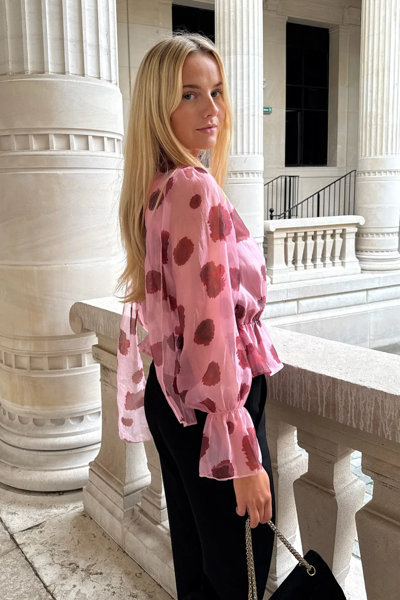FreyaIC Shirt - Pink Red Flower Print - Image 9