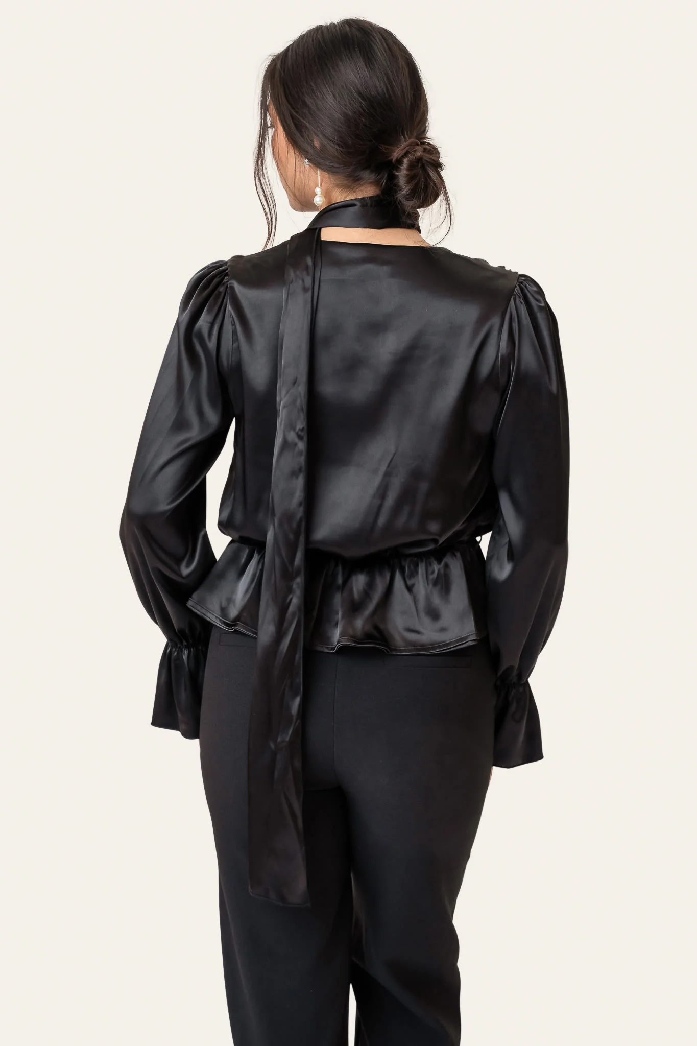 FreyaIC Shirt - Black Satin - Image 4