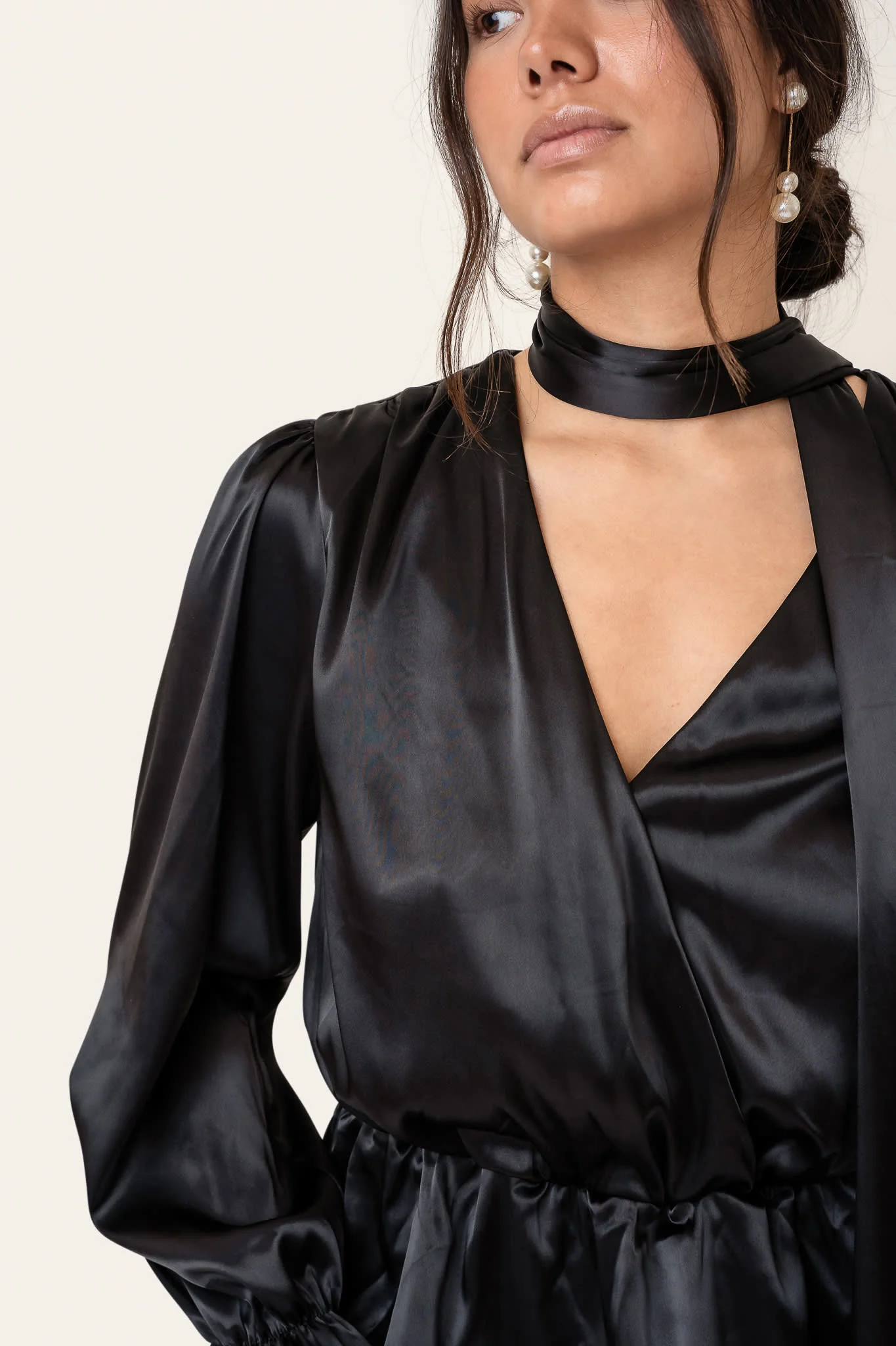 FreyaIC Shirt - Black Satin - Image 7