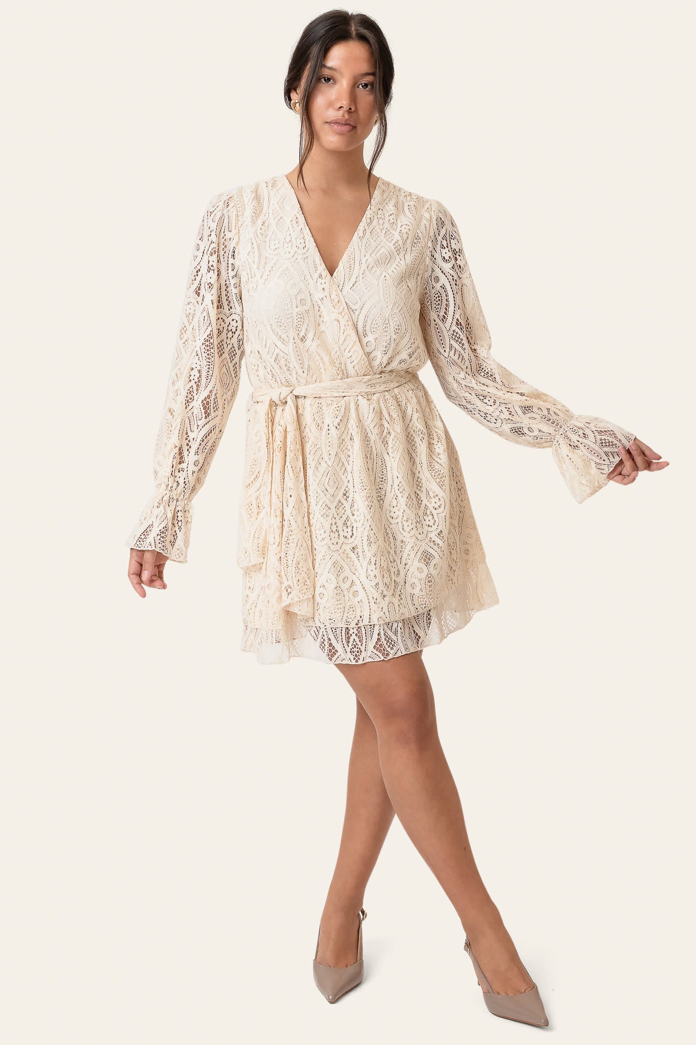 FreyaIC Dress - Off White Lace - Image 3