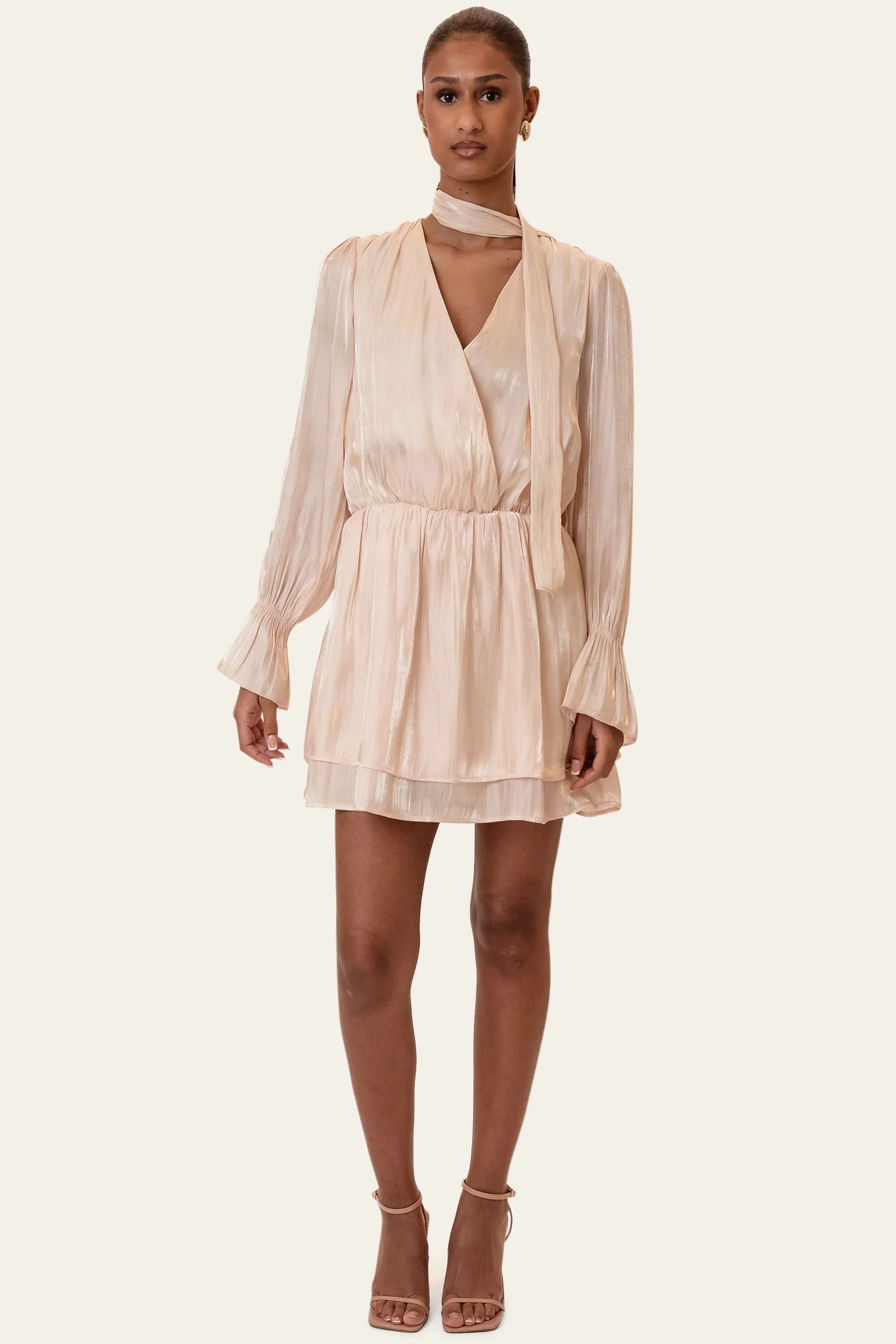 FreyaIC Dress - Champagne - Image 2