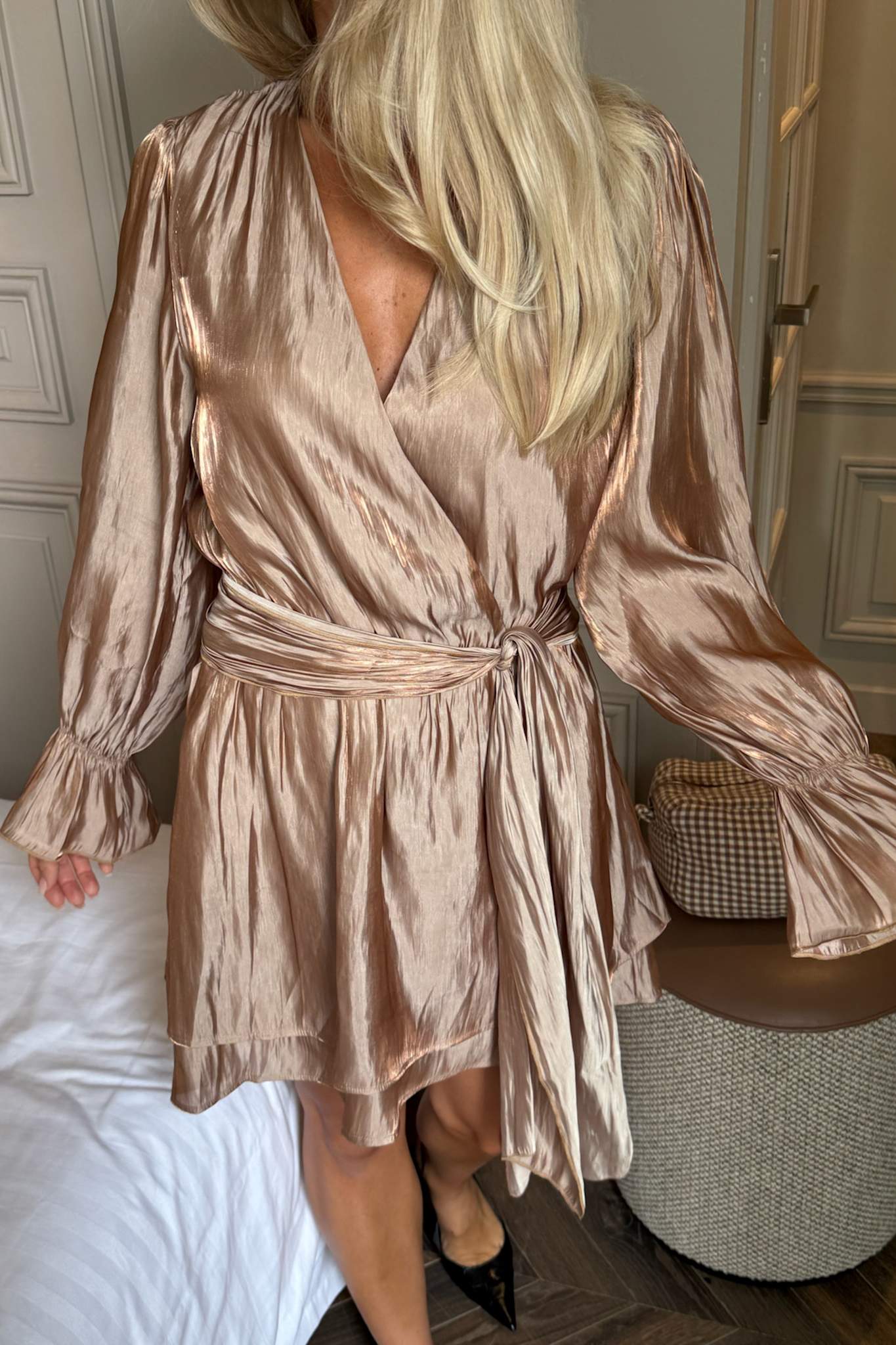 FreyaIC Dress - Light Brown - Image 2
