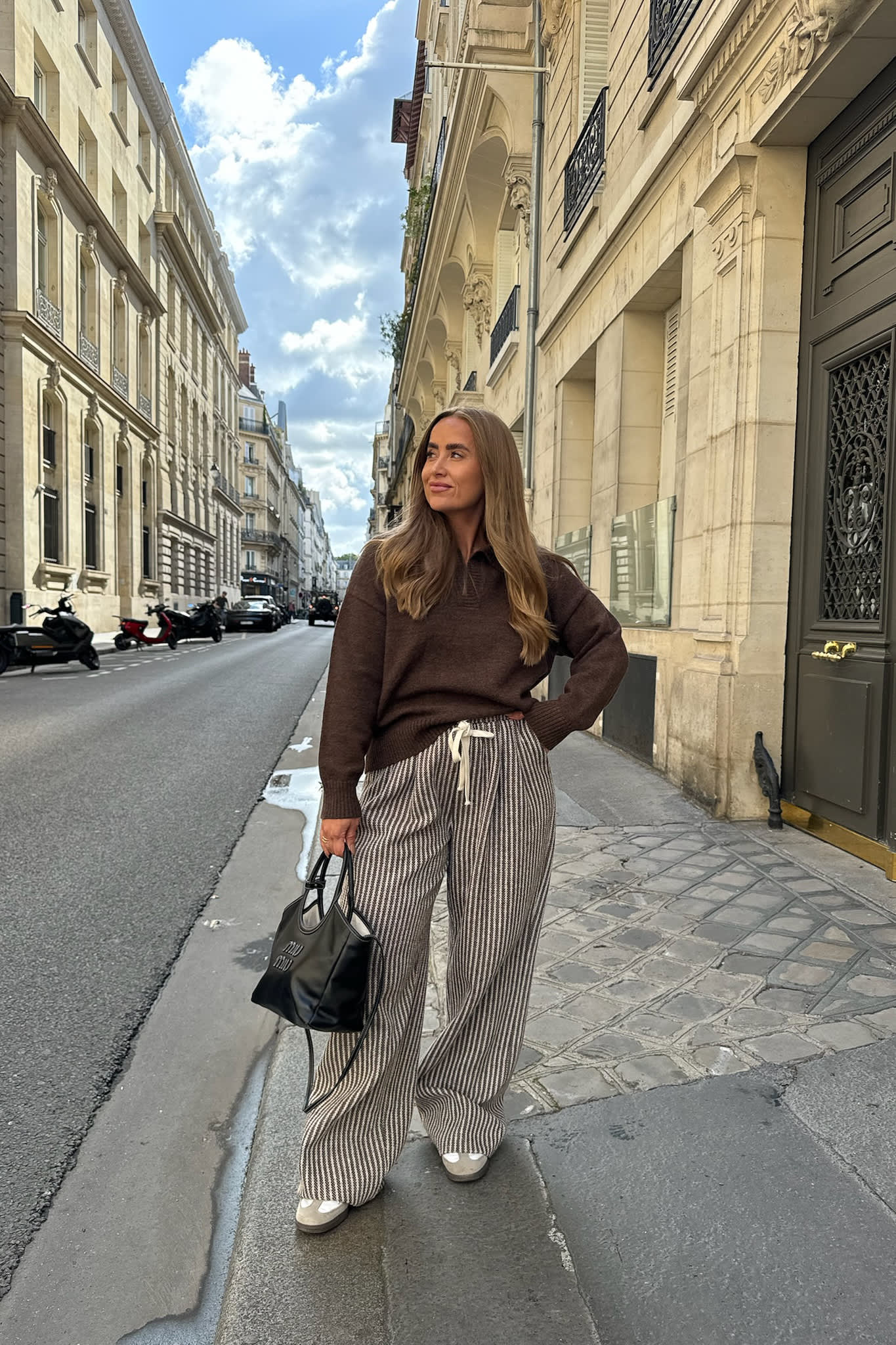 FridaIC Pants - Brown Stripes - Image 2
