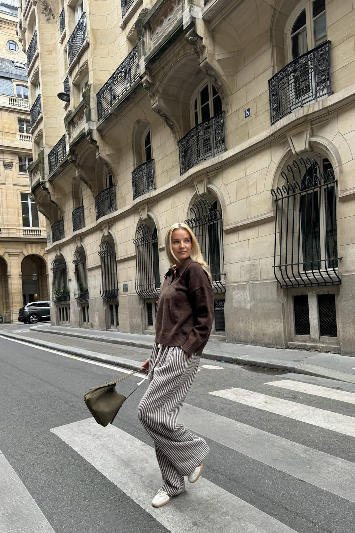 FridaIC Pants - Brown Stripes - Image 4