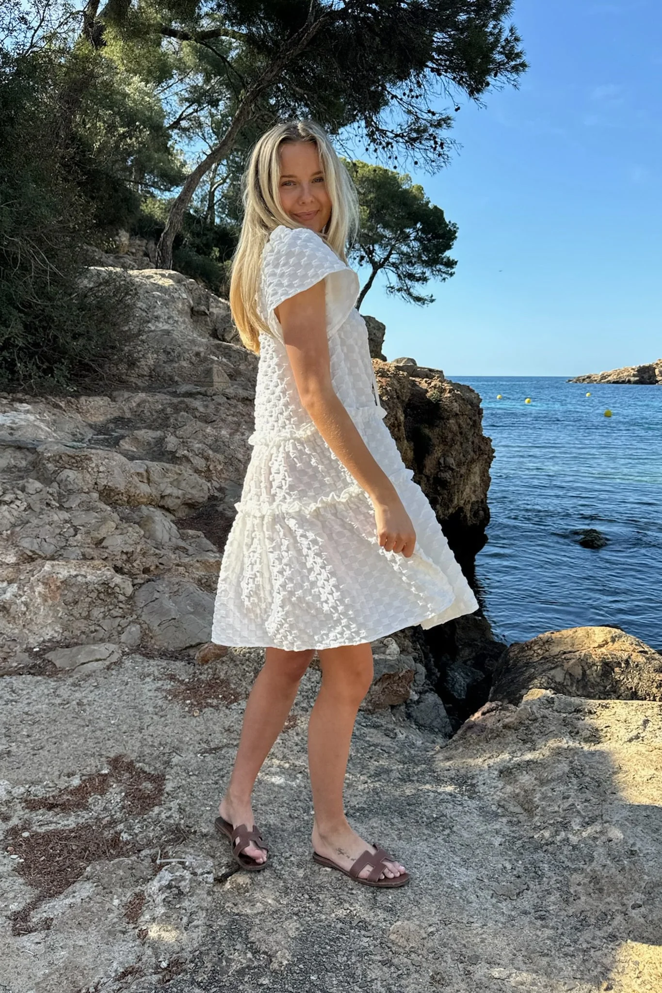 FridaIC Dress - White Bubble - Image 7