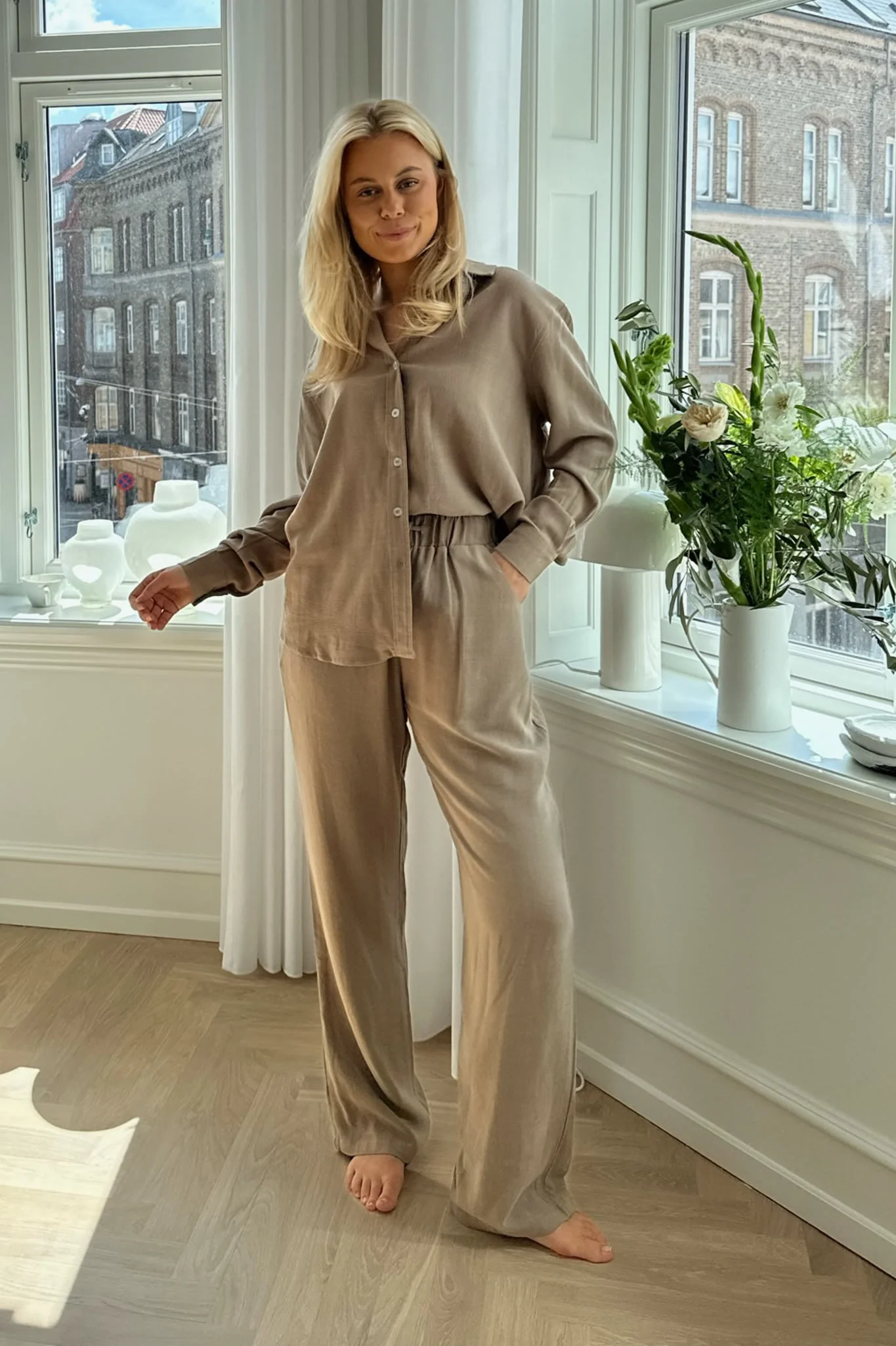 HannahIC Pants - Mocca - Image 3