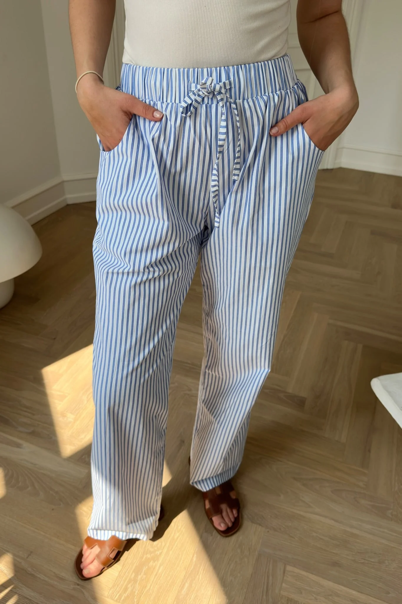 HannahIC Pants - White Blue Stripes - Image 7