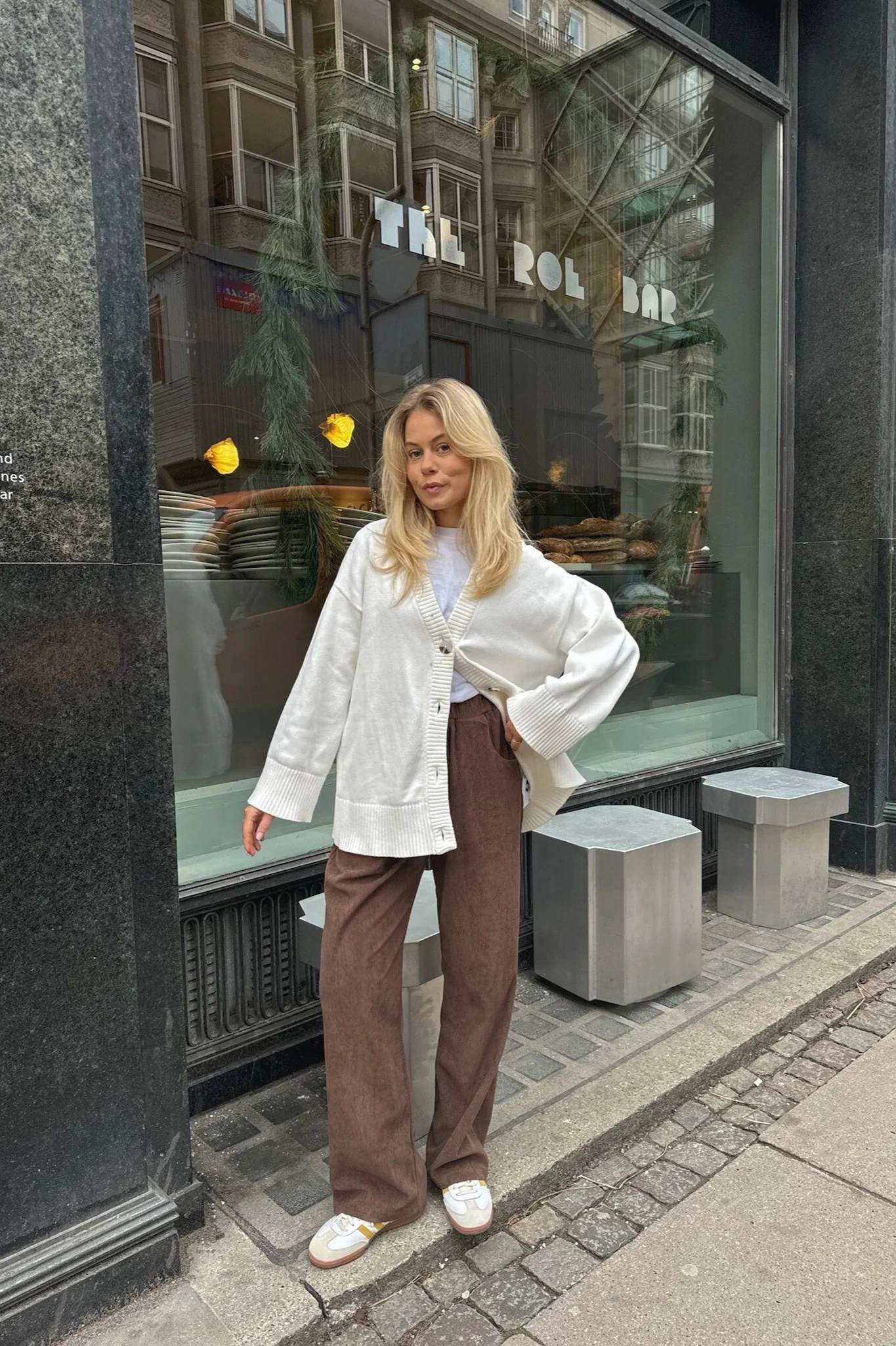 HannahIC Pants - Brown Corduroy - Image 2