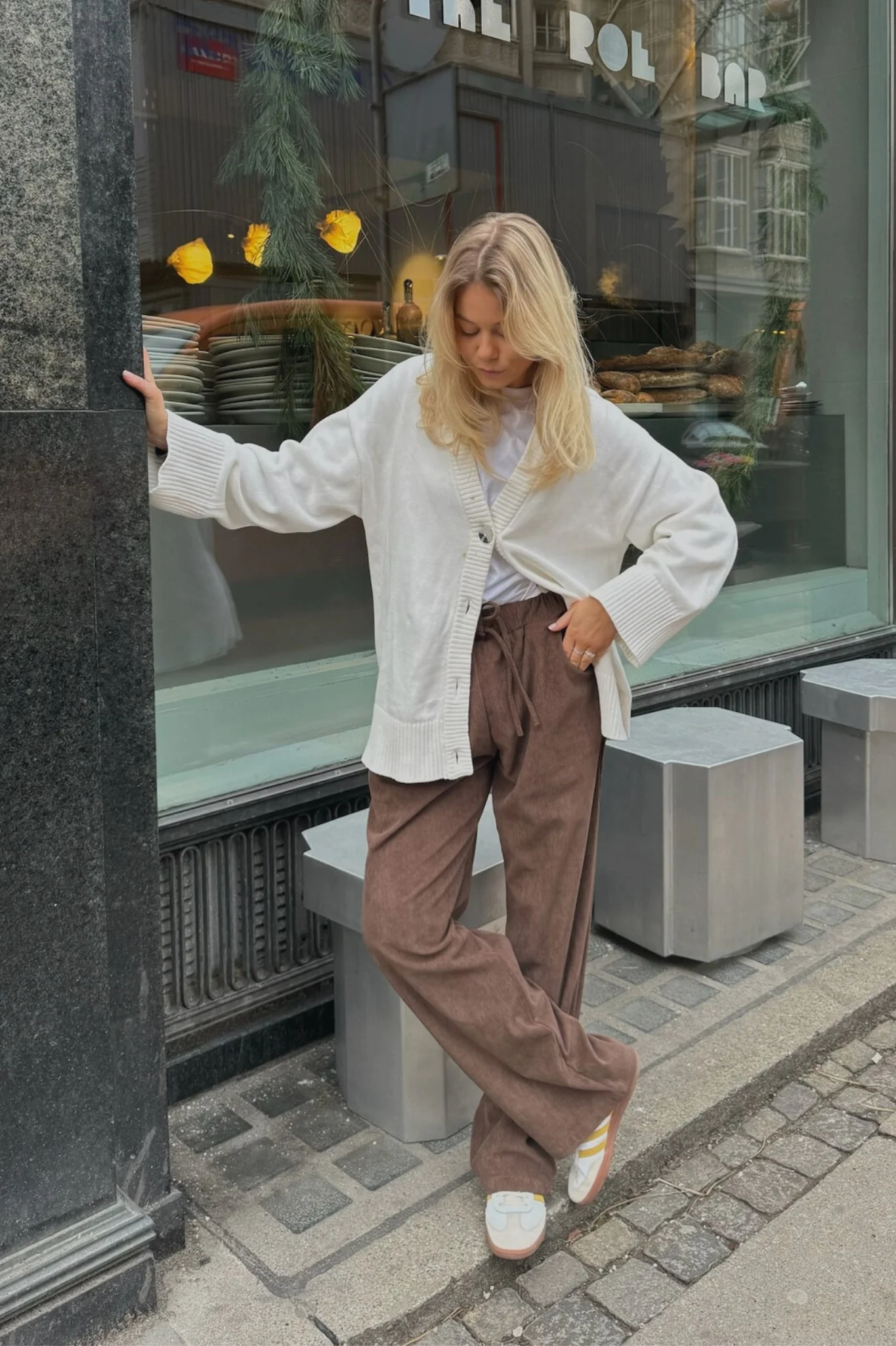HannahIC Pants - Brown Corduroy - Image 3