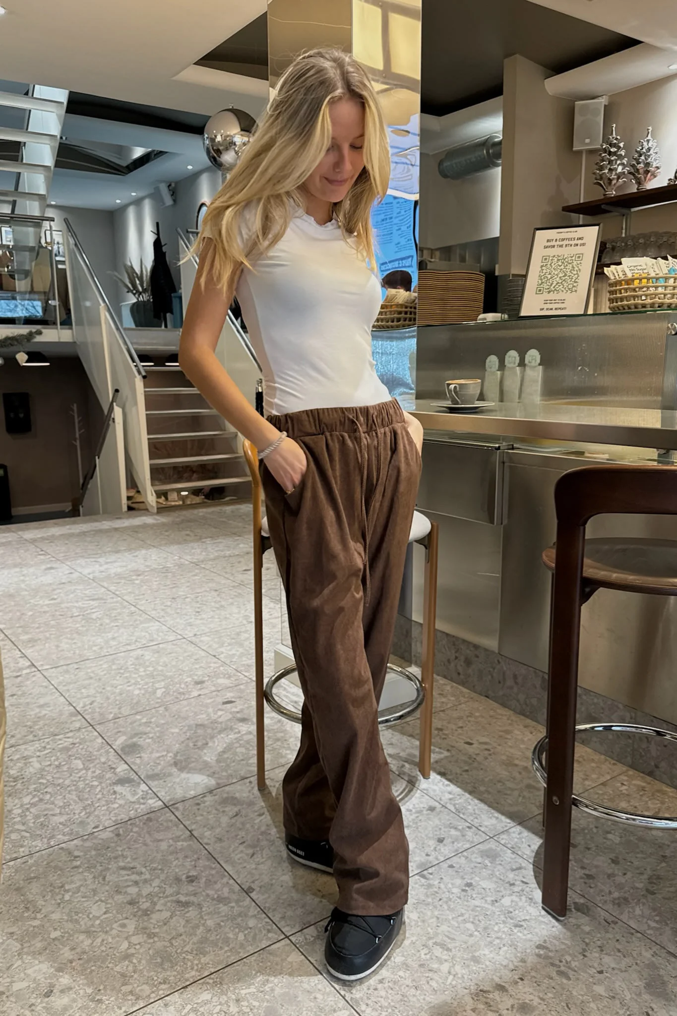 HannahIC Pants - Brown Corduroy - Image 5