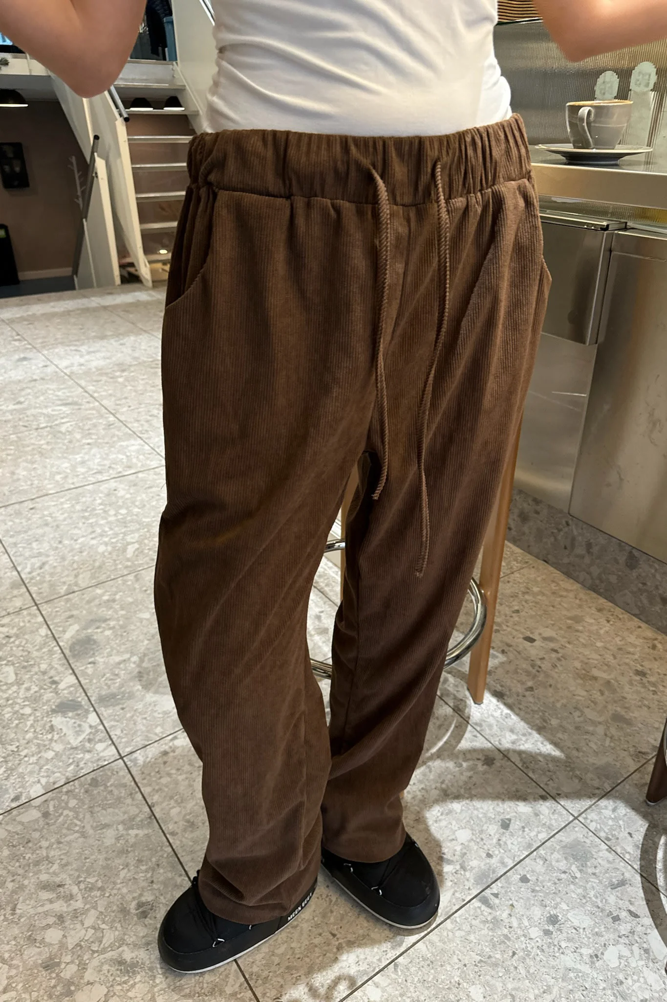 HannahIC Pants - Brown Corduroy - Image 7