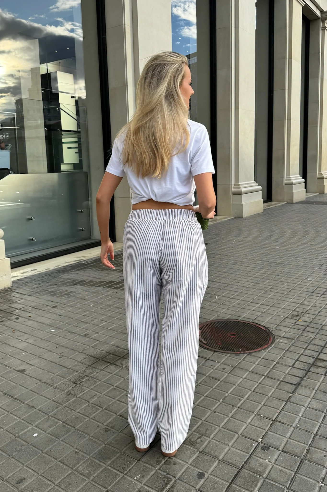 HannahIC Pants - Brown White Stripes - Image 7