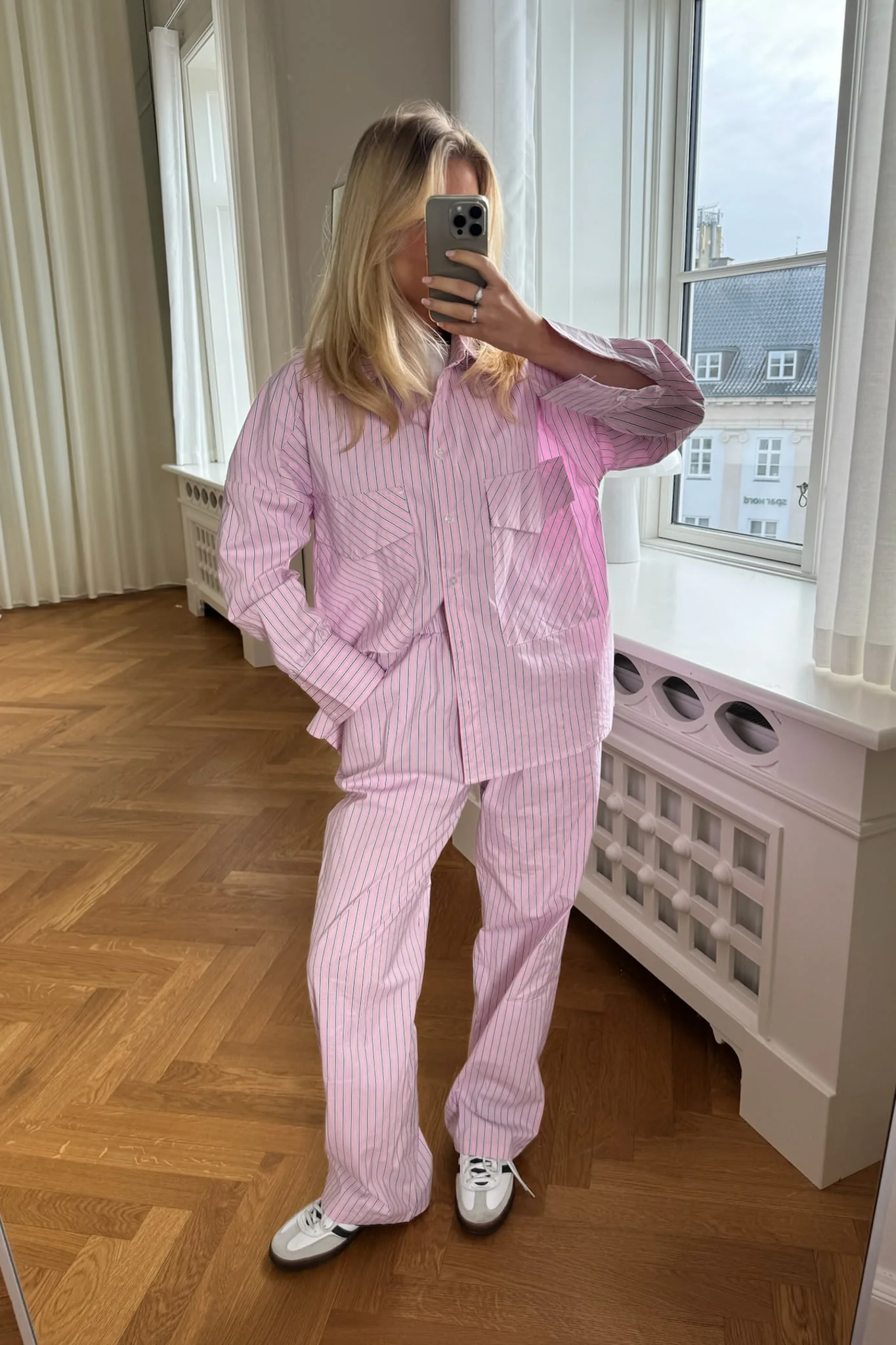 HannahIC Pants - Light Pink White Stripe - Image 8