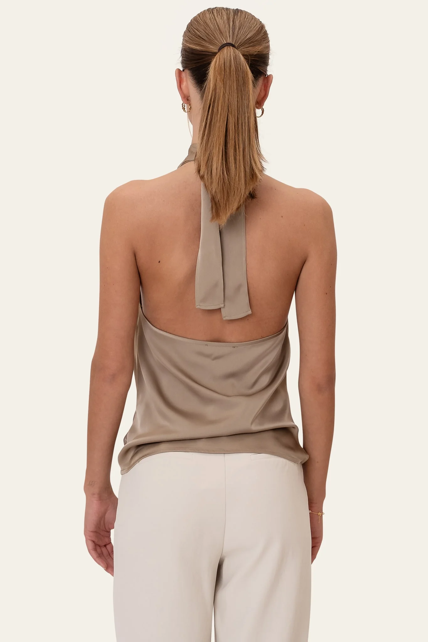 HollyIC Wrap Top - Champagne - Image 5