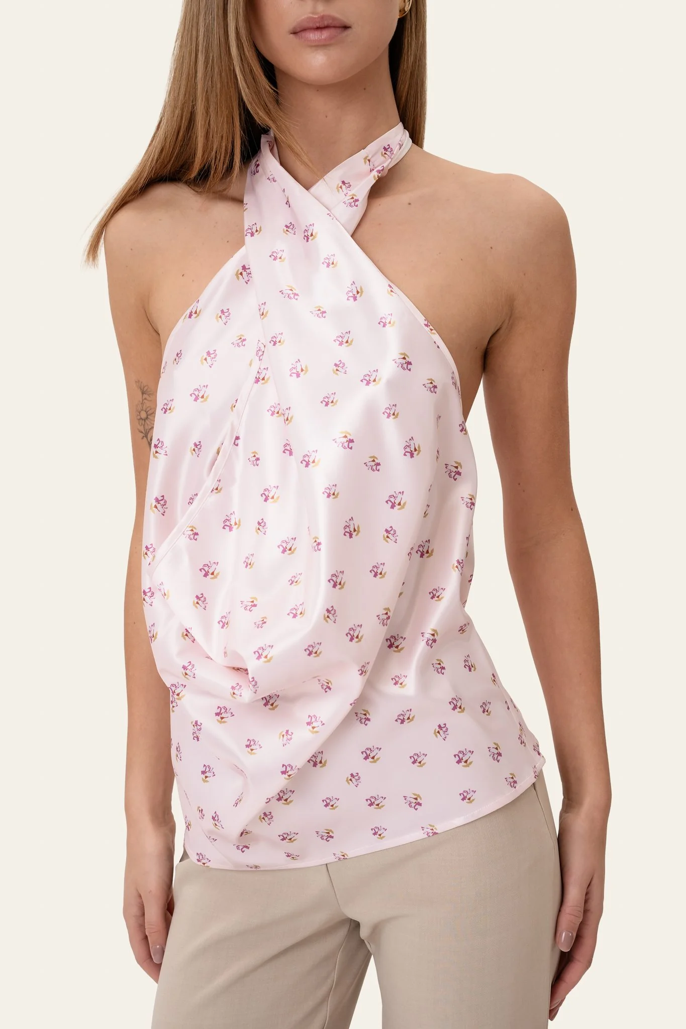 HollyIC Wrap Top - Pink - Image 5