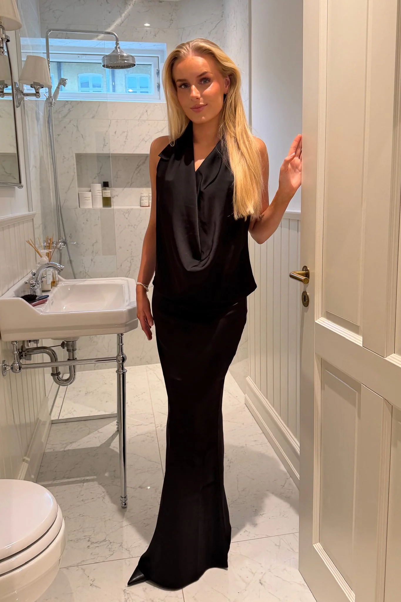 HollyIC Wrap Top - Black - Image 2