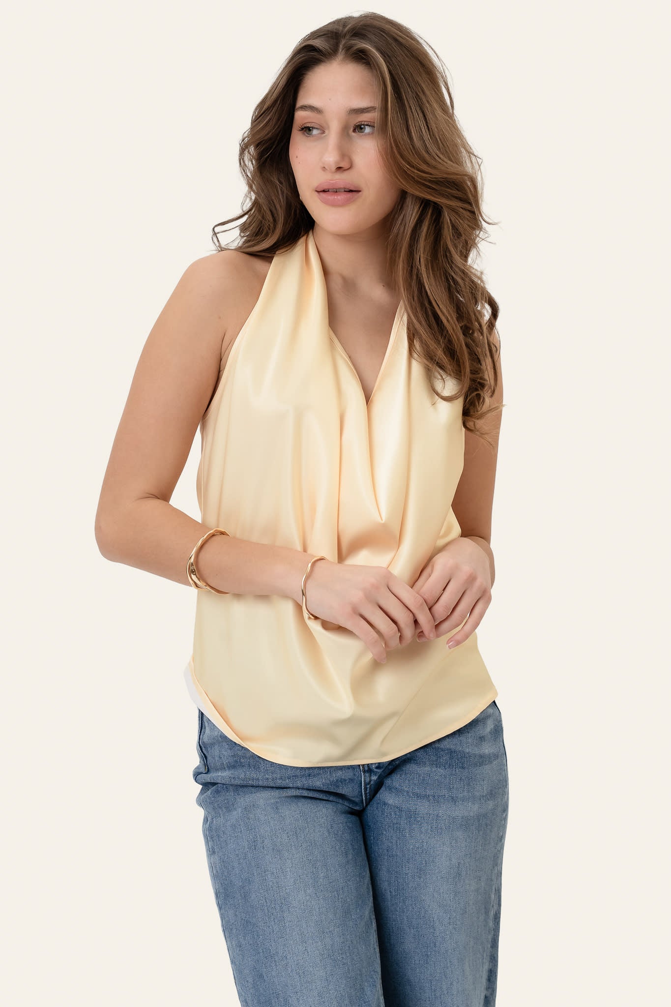 HollyIC Wrap Top - Yellow - Image 3