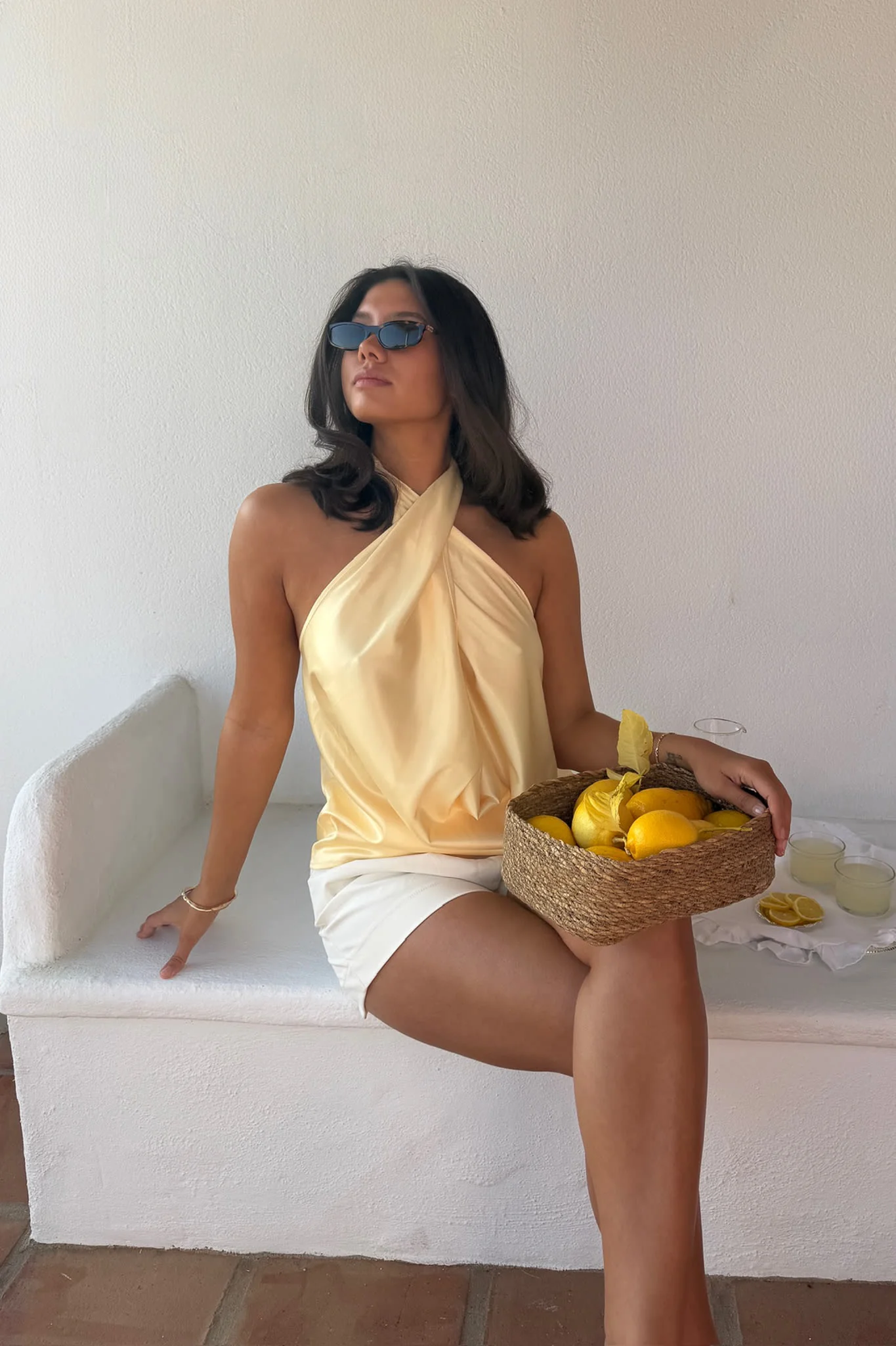 HollyIC Wrap Top - Yellow - Image 6