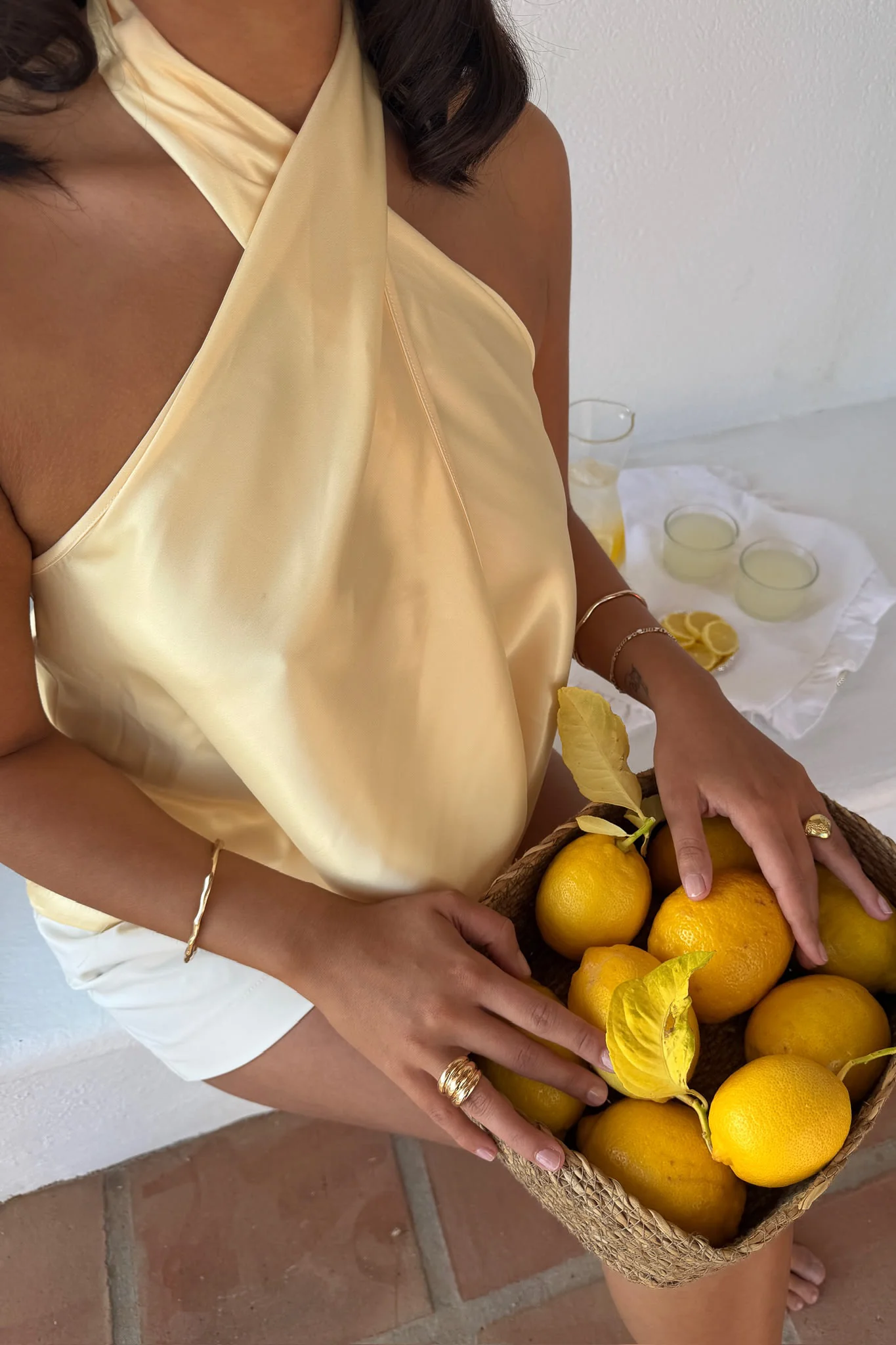 HollyIC Wrap Top - Yellow - Image 7