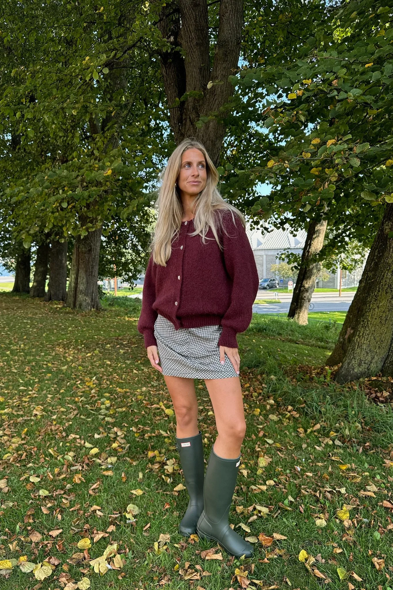IdaIC Cardigan - Bordeaux - Image 10