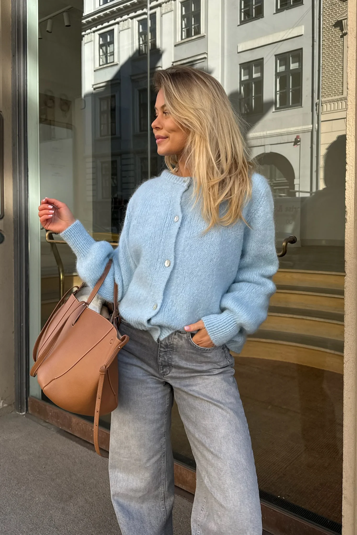 IdaIC Cardigan - Light Blue - Image 4