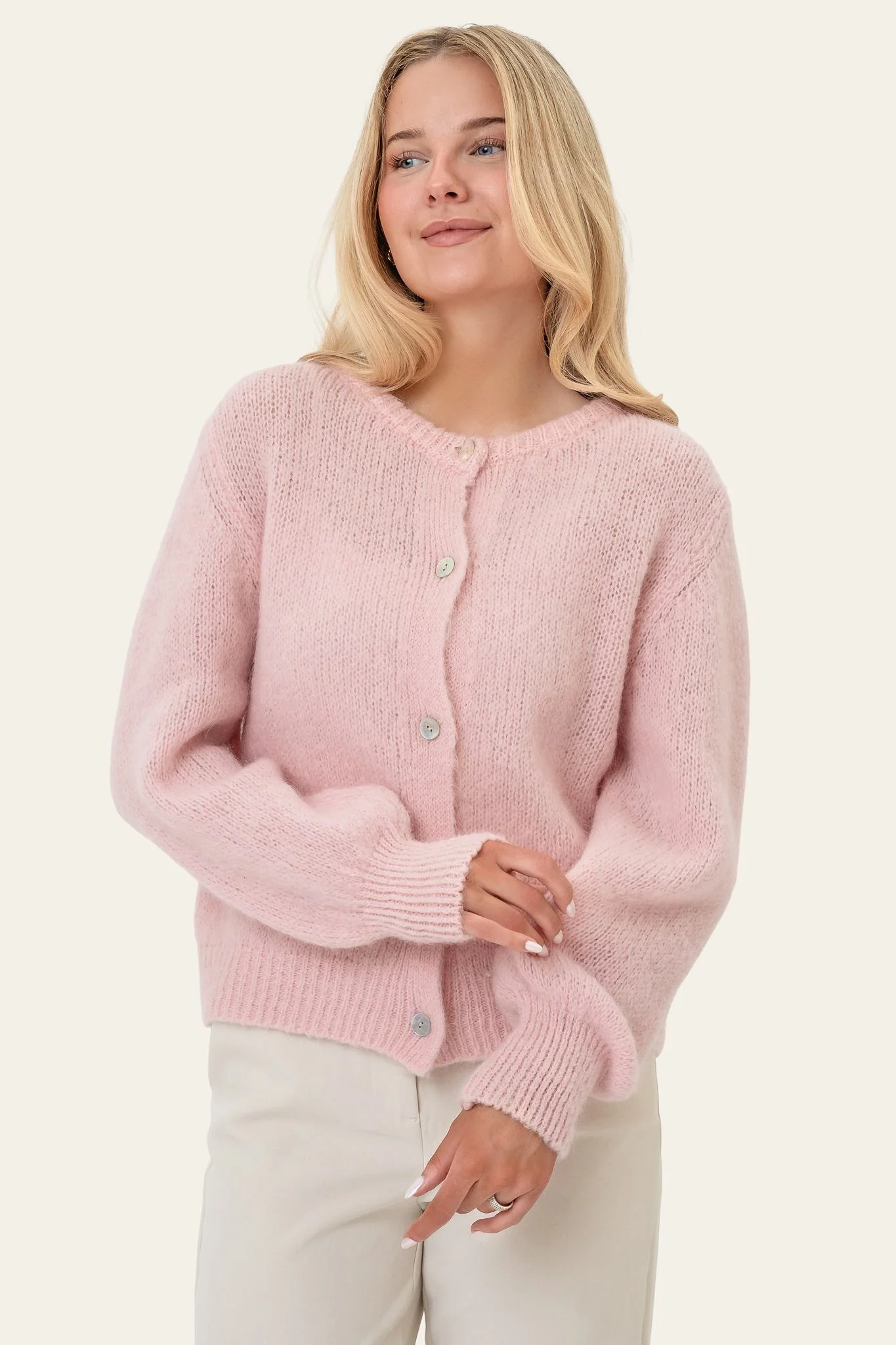 IdaIC Cardigan - Light Pink - Image 6