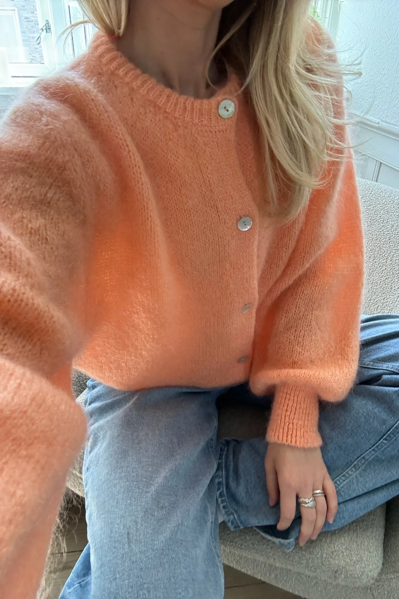 IdaIC Cardigan - Orange - Image 6