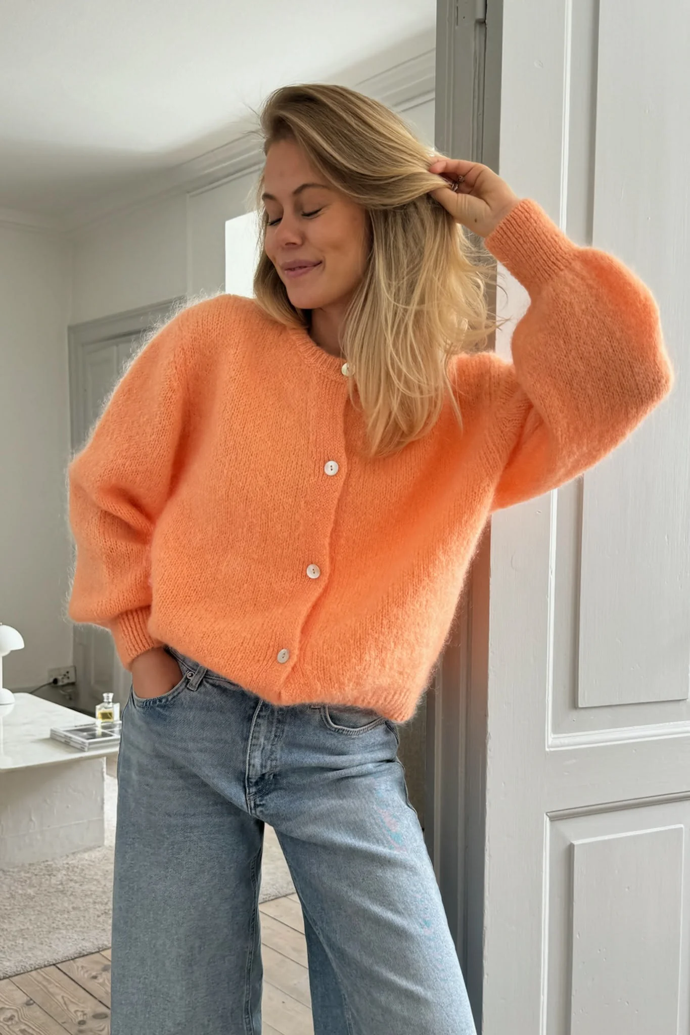 IdaIC Cardigan - Orange - Image 7