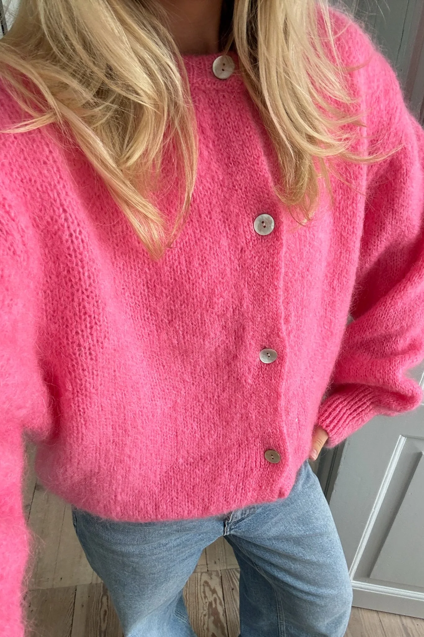 IdaIC Cardigan - Pink - Image 8