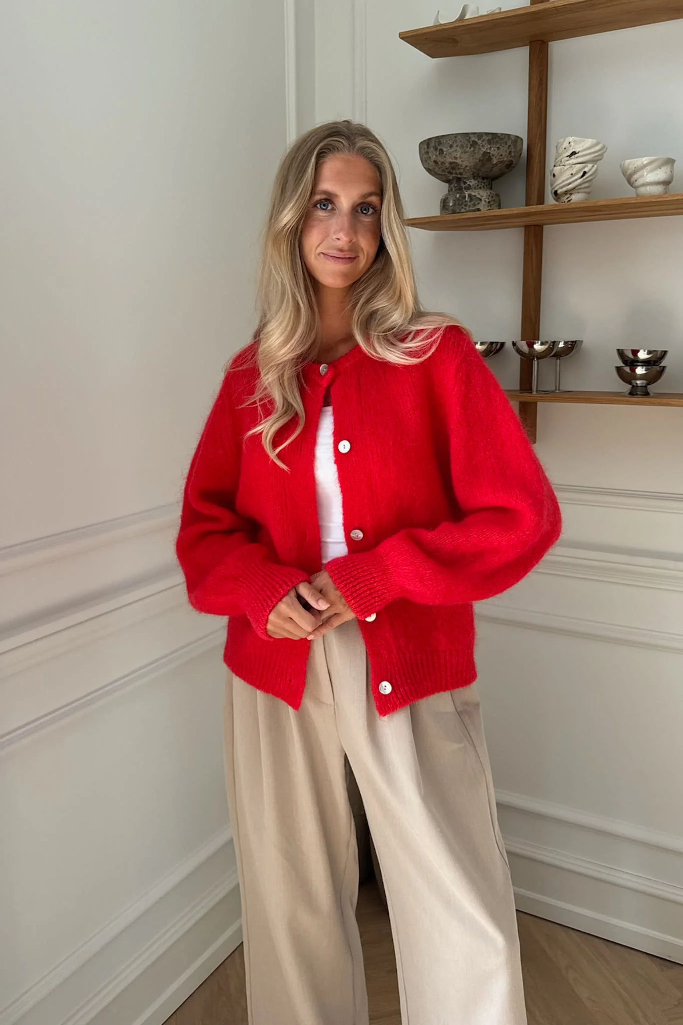 IdaIC Cardigan - Red - Image 5