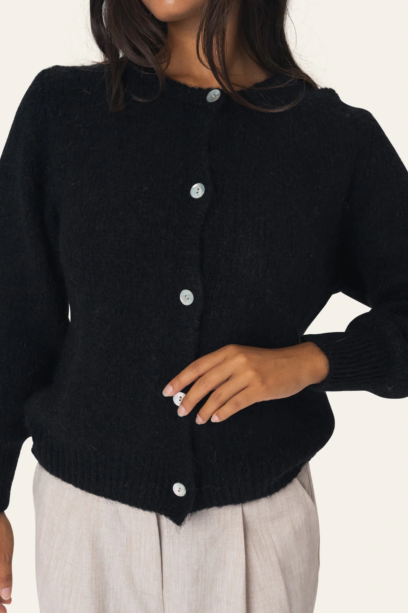 IdaIC Cardigan - Black - Image 3