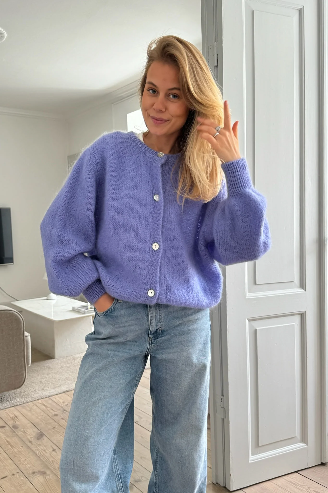IdaIC Cardigan - Violet - Image 5