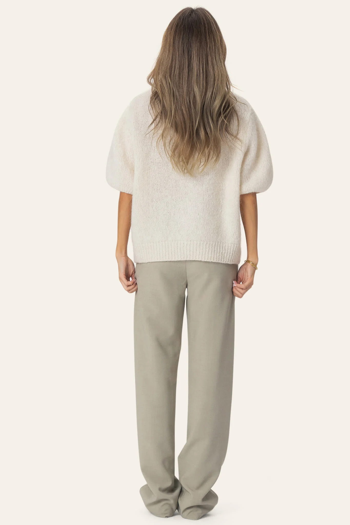 IdaIC SS Cardigan - White - Image 4