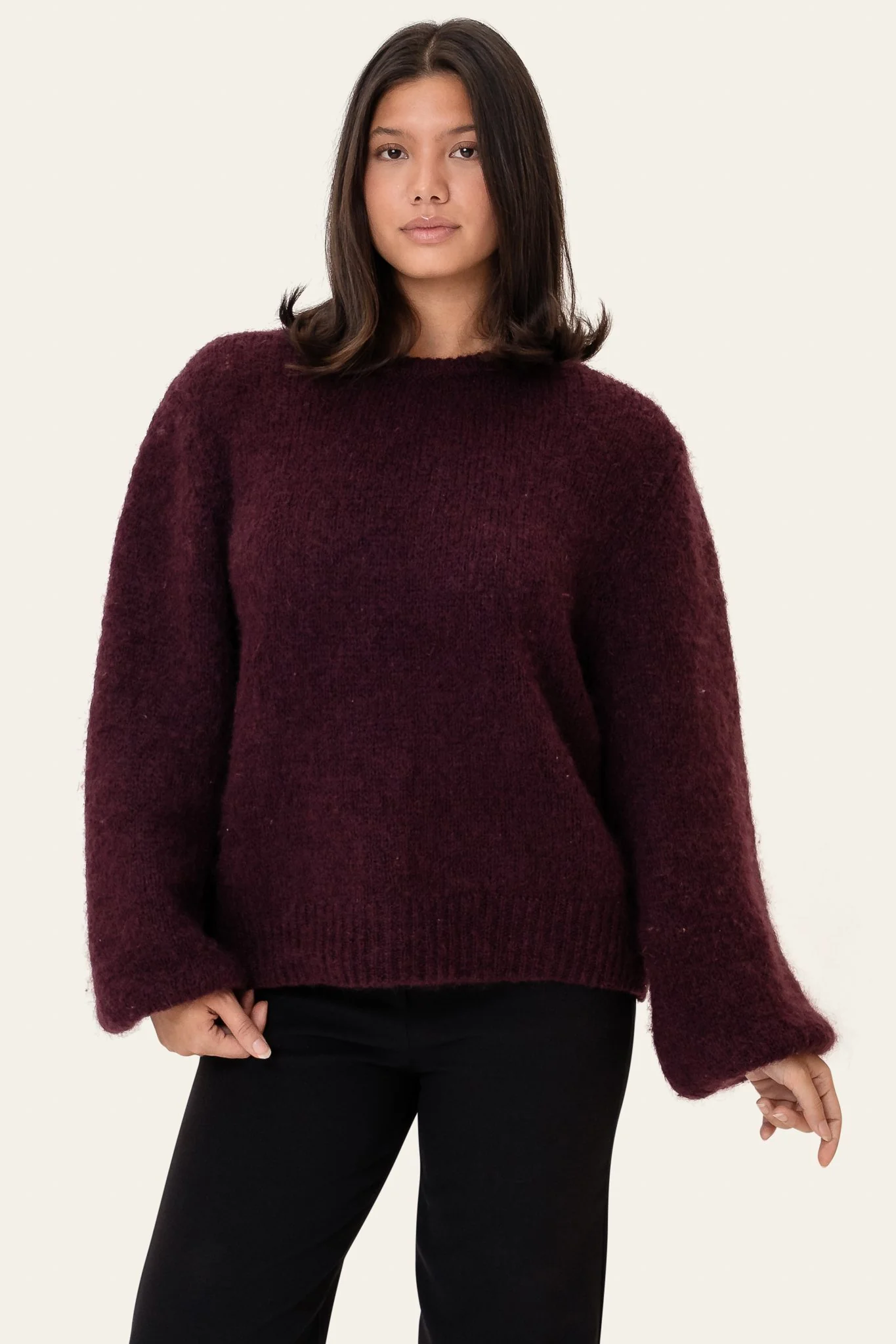 IdaIC Pullover - Bordeaux - Image 5