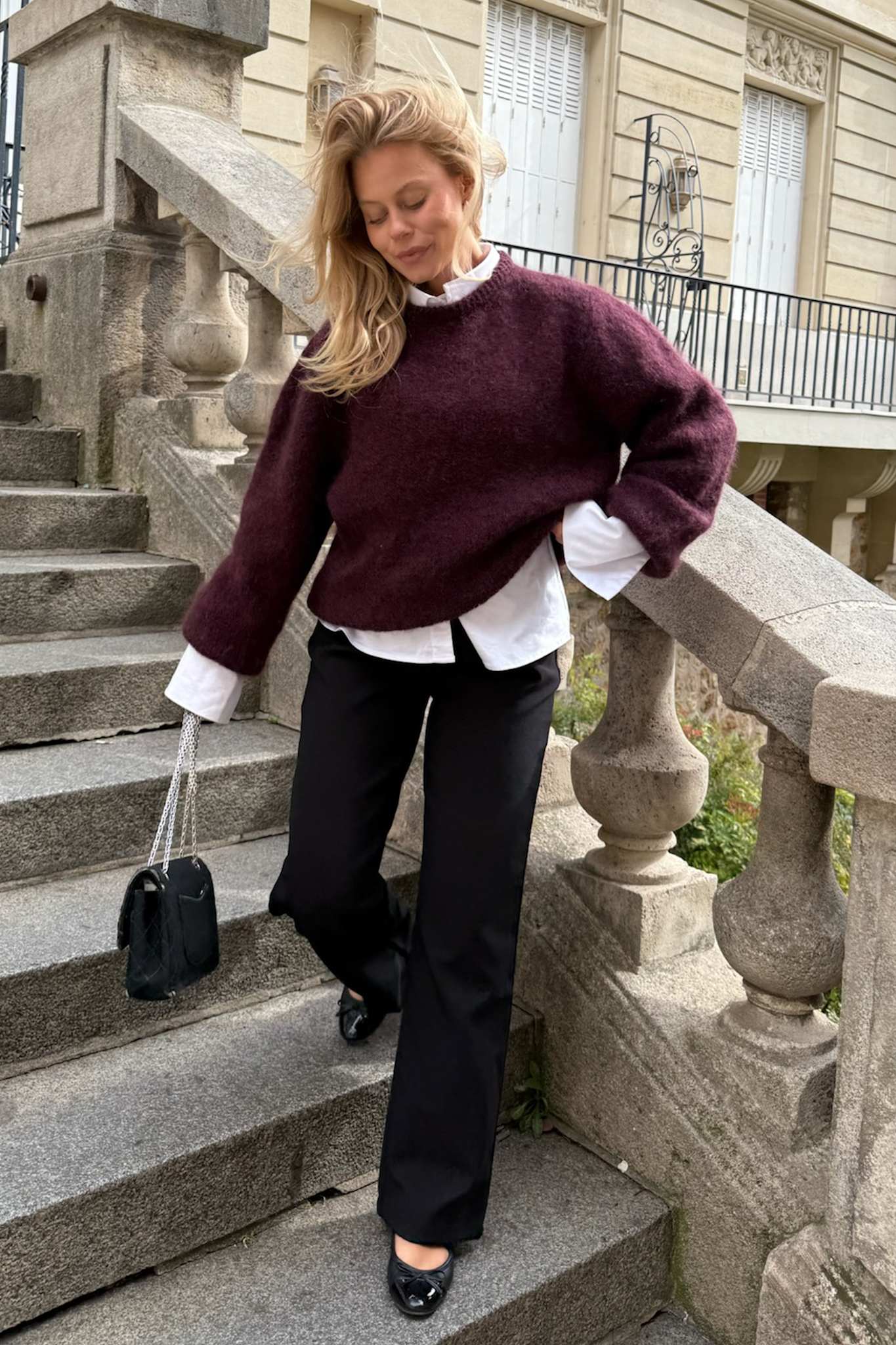 IdaIC Pullover - Bordeaux - Image 8