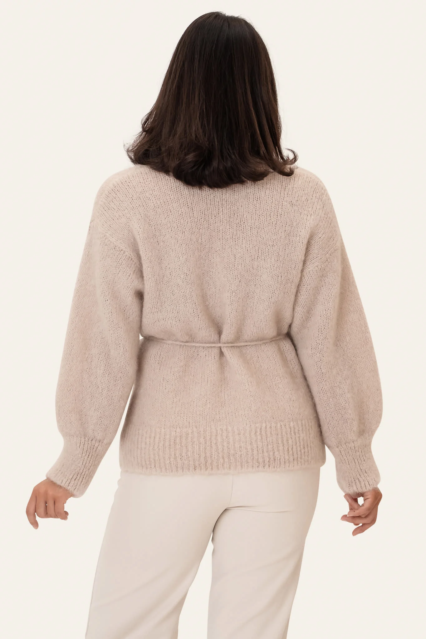 IdaIC Wrap Cardigan - Beige - Image 5